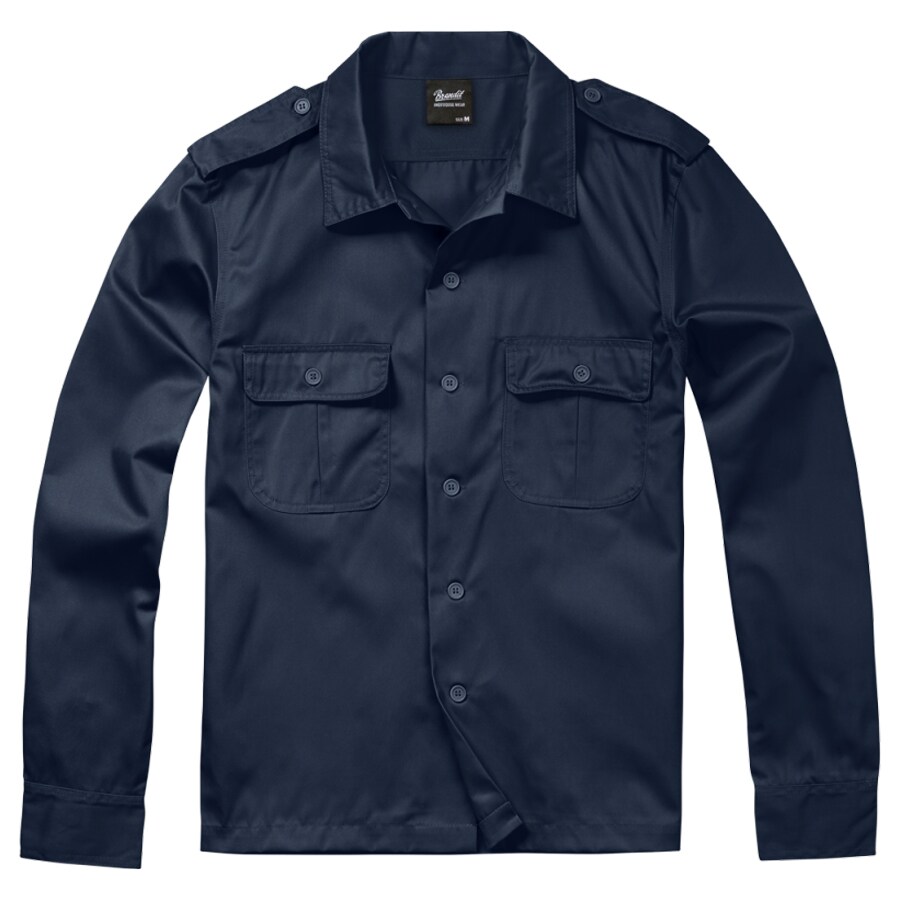 Chemise US Hemd Long Sleeve Brandit - Navy