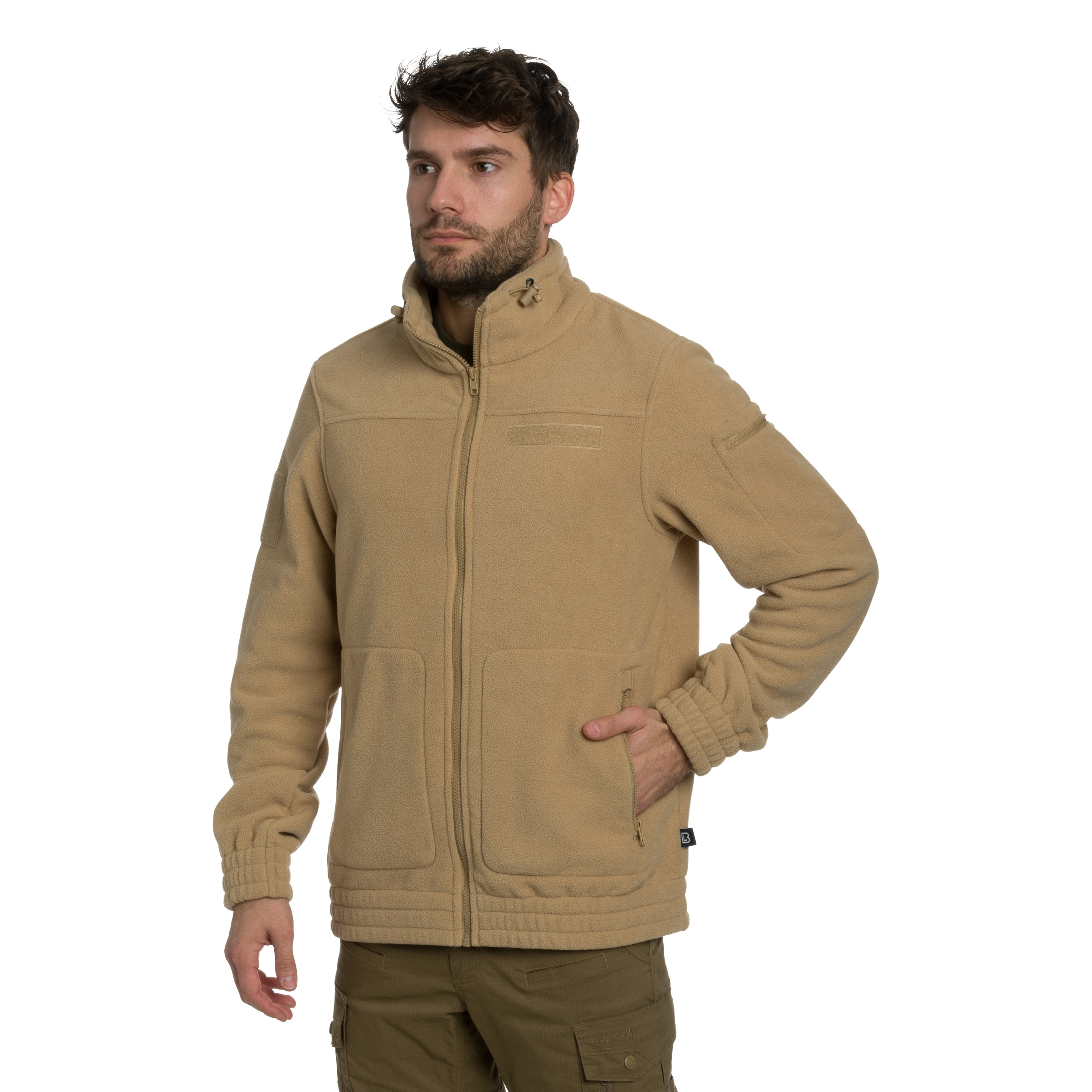 Polaire Fleecejacket Combat Brandit - Coyote