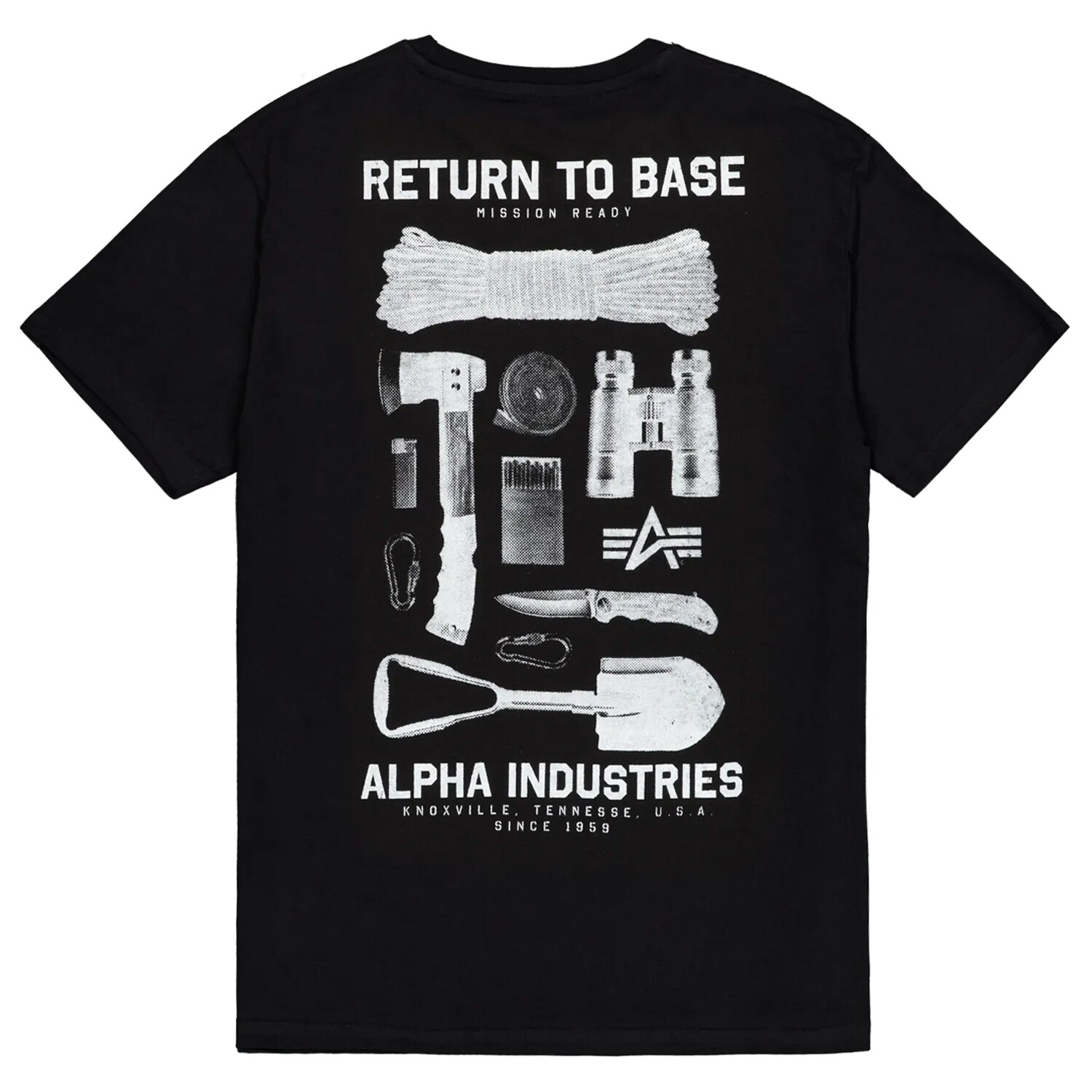 T-shirt Return to Base Alpha Industries - Black