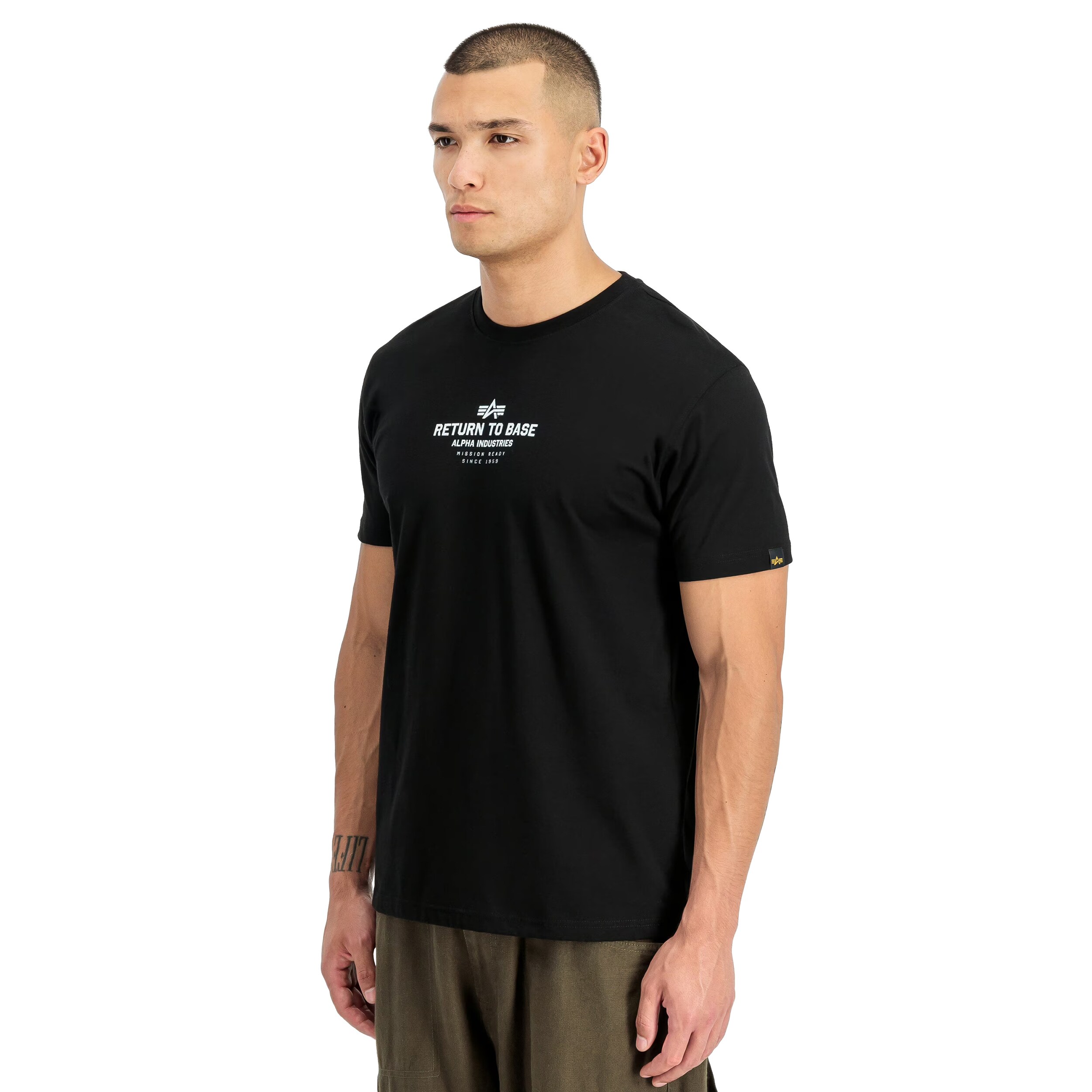 T-shirt Return to Base Alpha Industries - Black