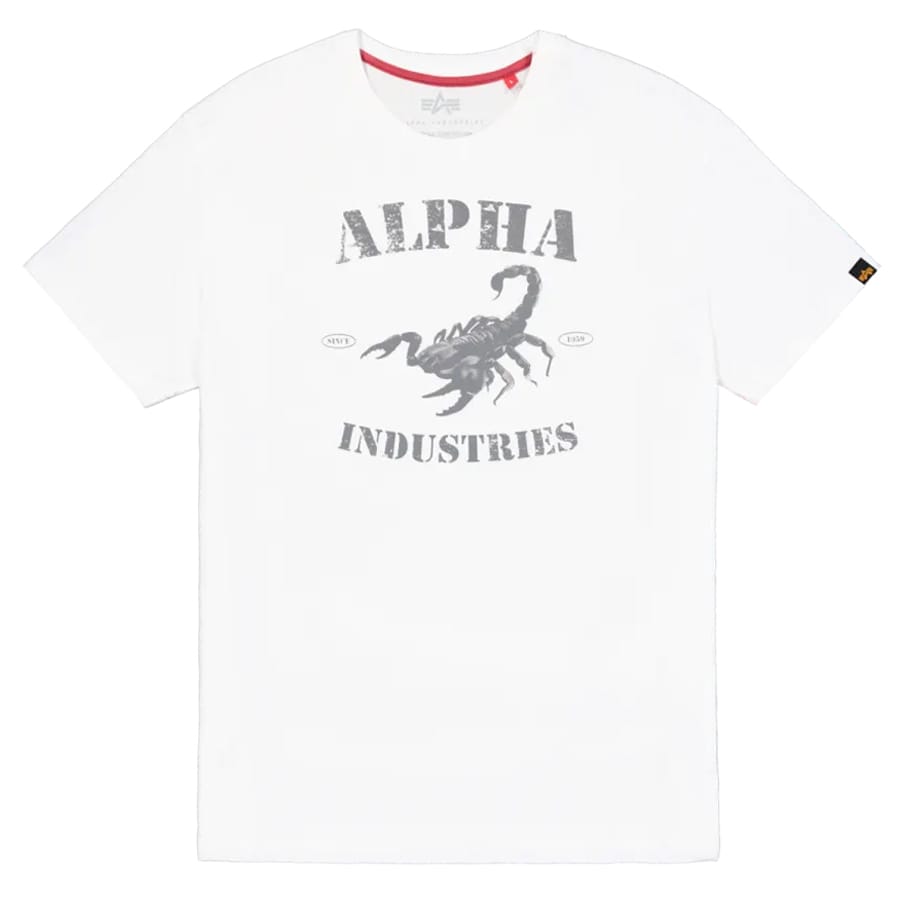 T-shirt Scorpion Alpha Industries - White