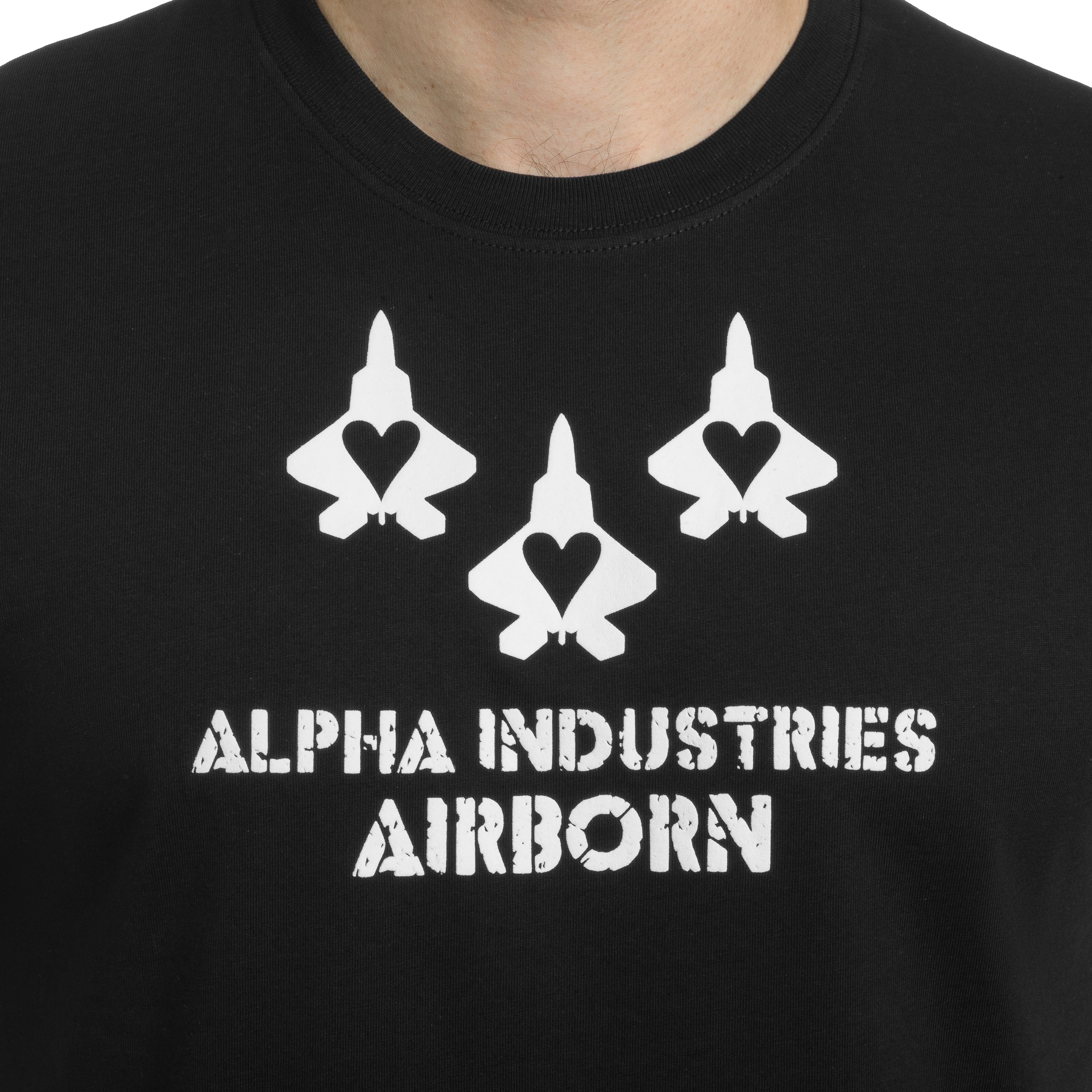 T-Shirt Airborn Alpha Industries - Black