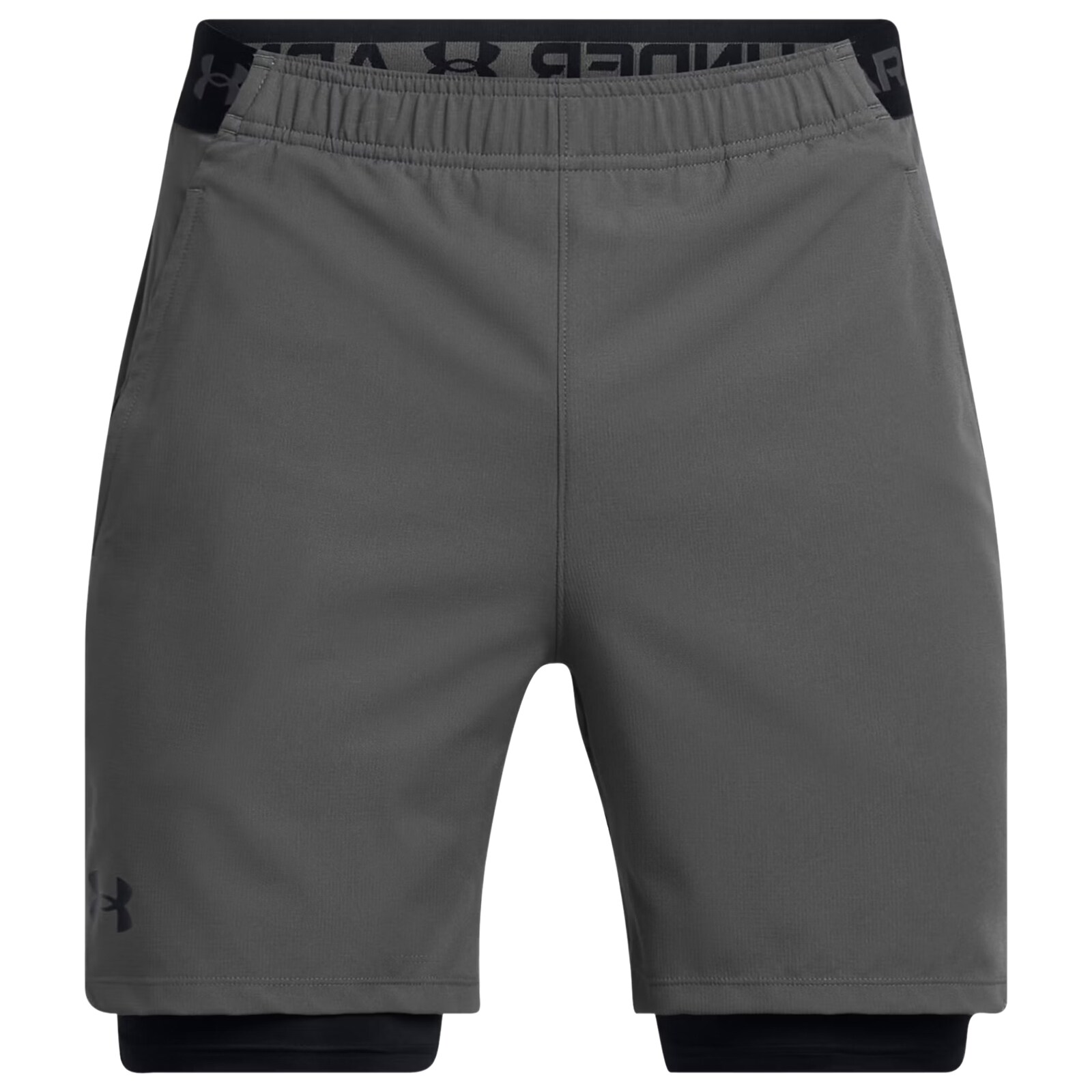 Shorts 2-in-1 Vanish Woven Under Armour - Castle Rock/Black