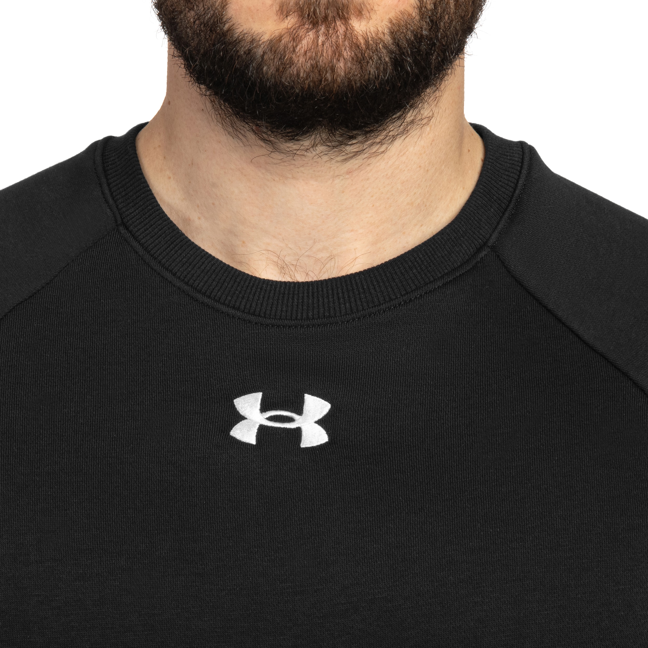 Sweat-shirt UA Rival Fleece Crew Under Armour - Black/White