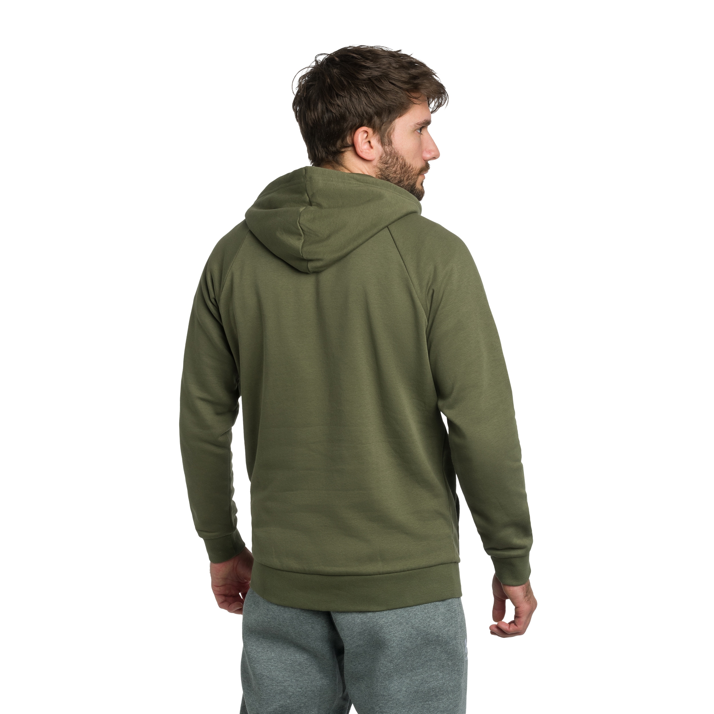 Sweat-shirt  Rival Fleece Logo Under Armour - Marine OD Green/White