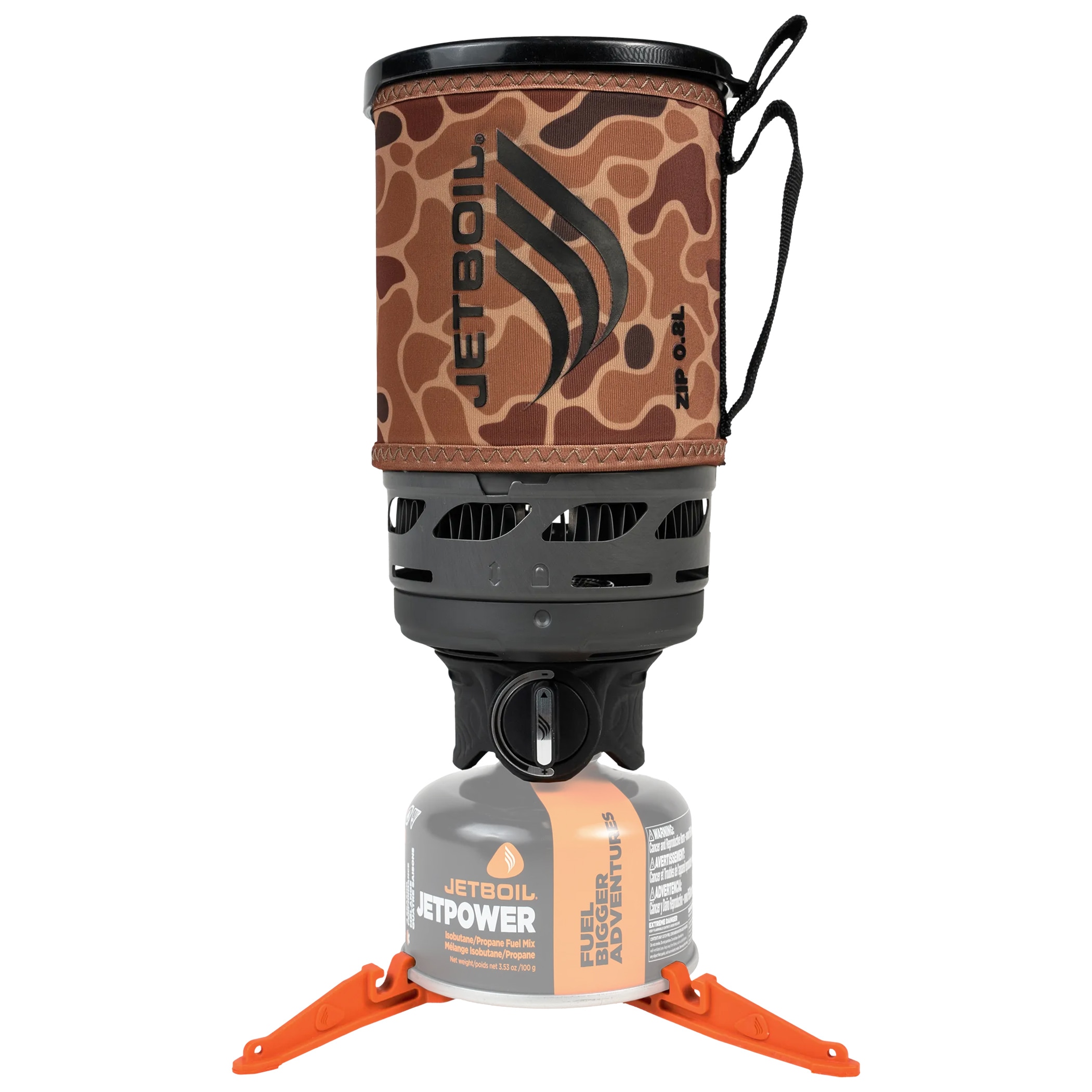 Réchaud de camping Jetboil Zip 2.0 avec une casserole - Duck Camo