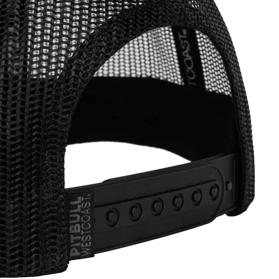 Casquette à visière Pitbull Snapback Trucker Blood Dog - Black