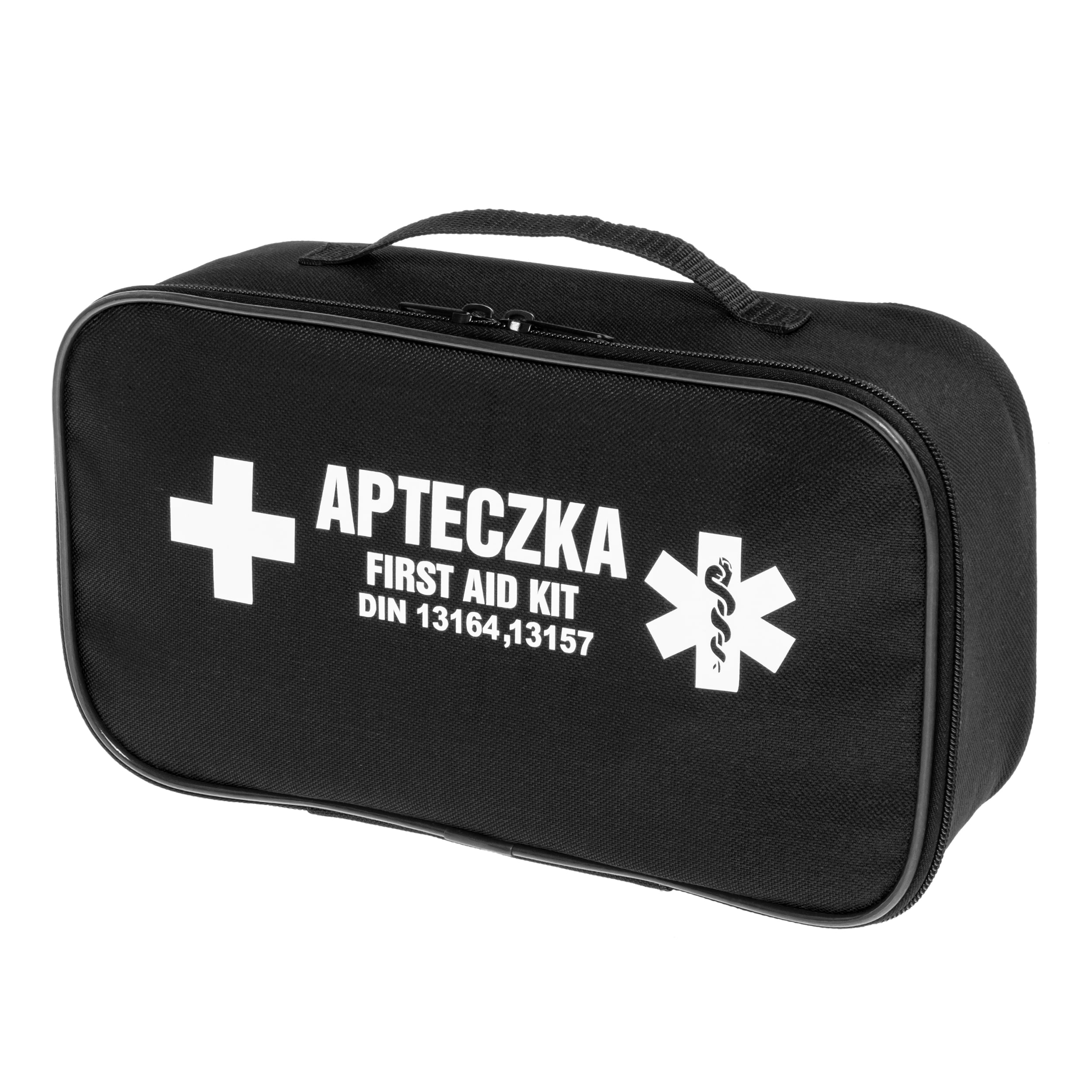 Trousse de secours pour voiture IEI avec équipement - Noire