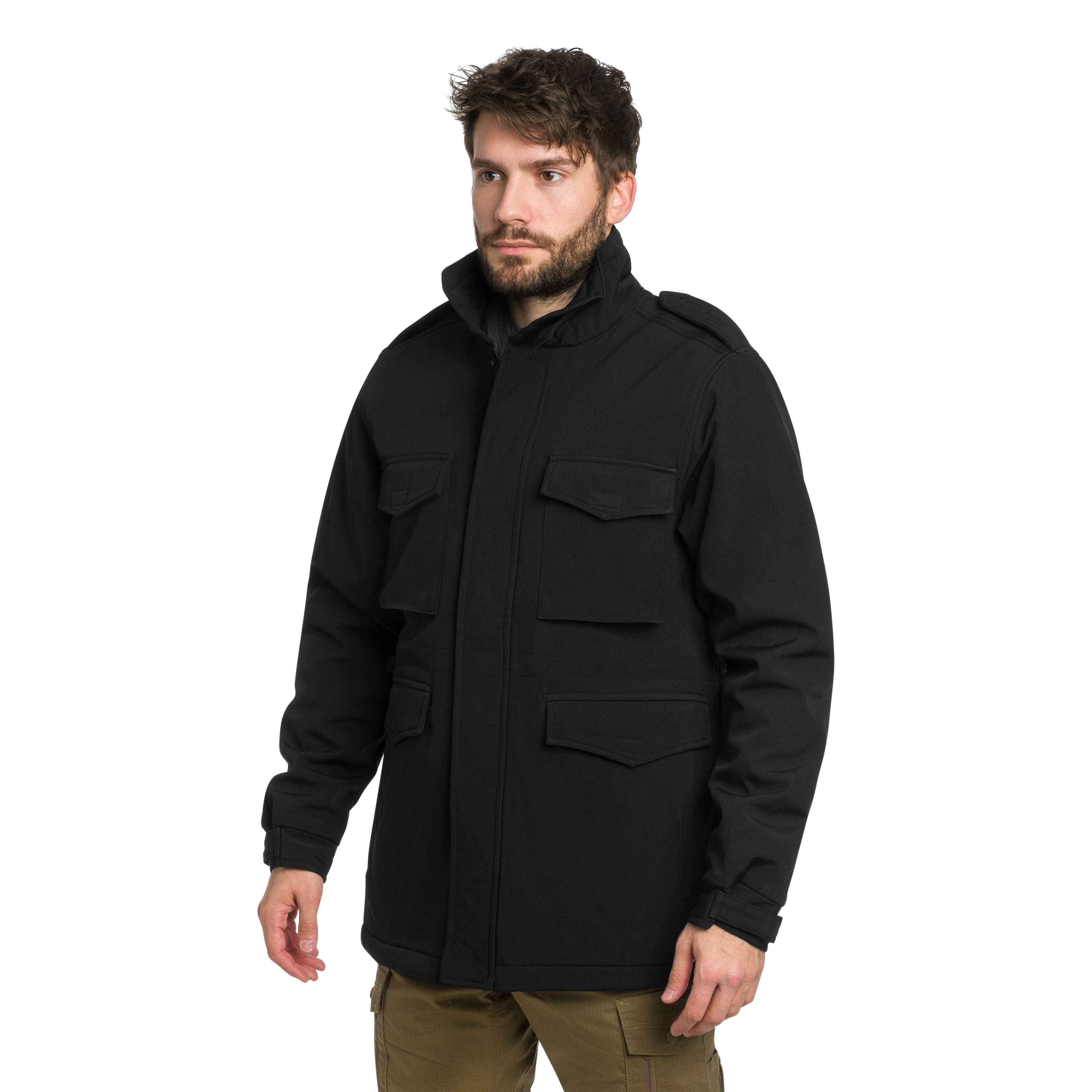 Veste M65 Softshell Brandit - Black