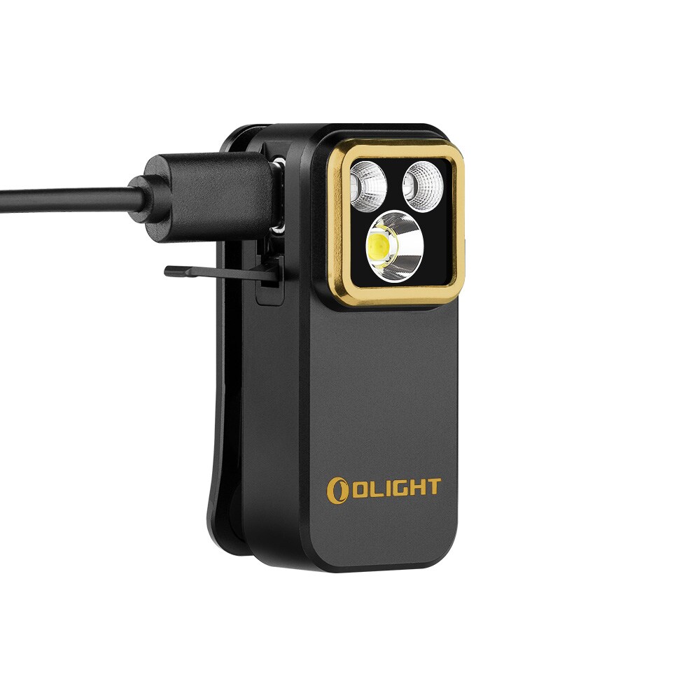 Lampe de poche rechargeable Oclip Pro S Black Olight - 600 lumens