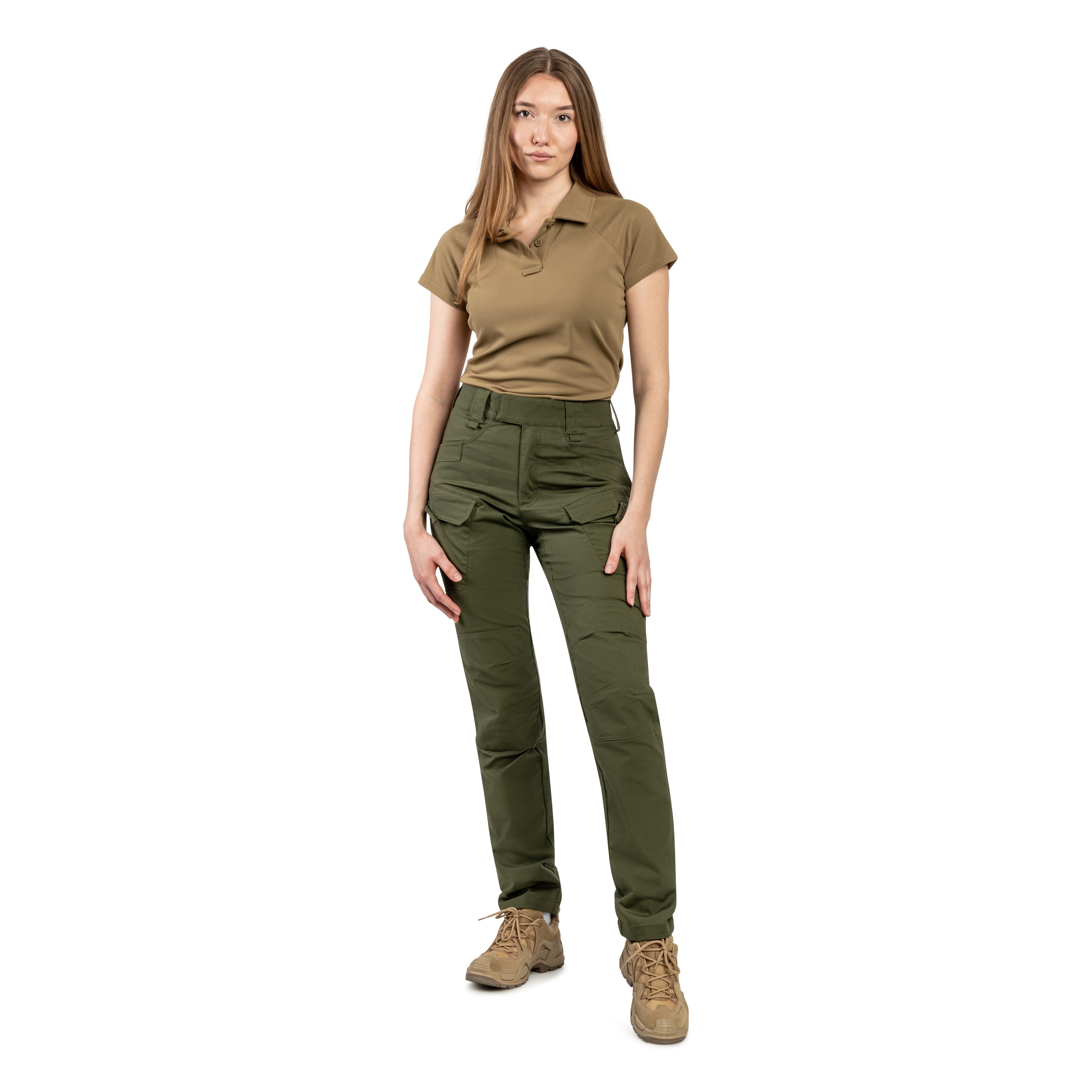 Pantalons pour femmes UTP PolyCotton Stretch Rip-Stop Helikon-Tex - Olive Green