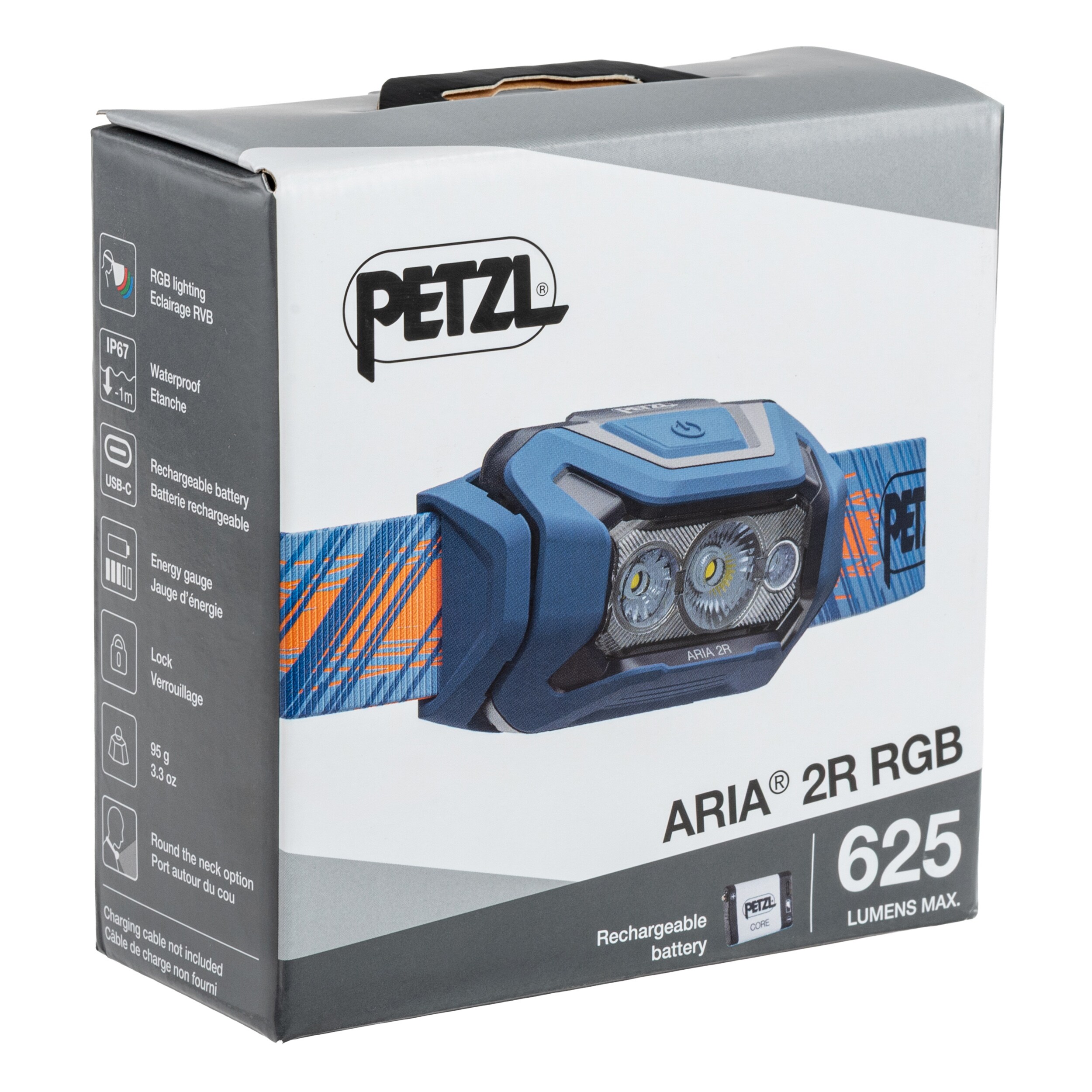 Lampe frontale Aria 2R RGB Blue - 625 lumens Petzl