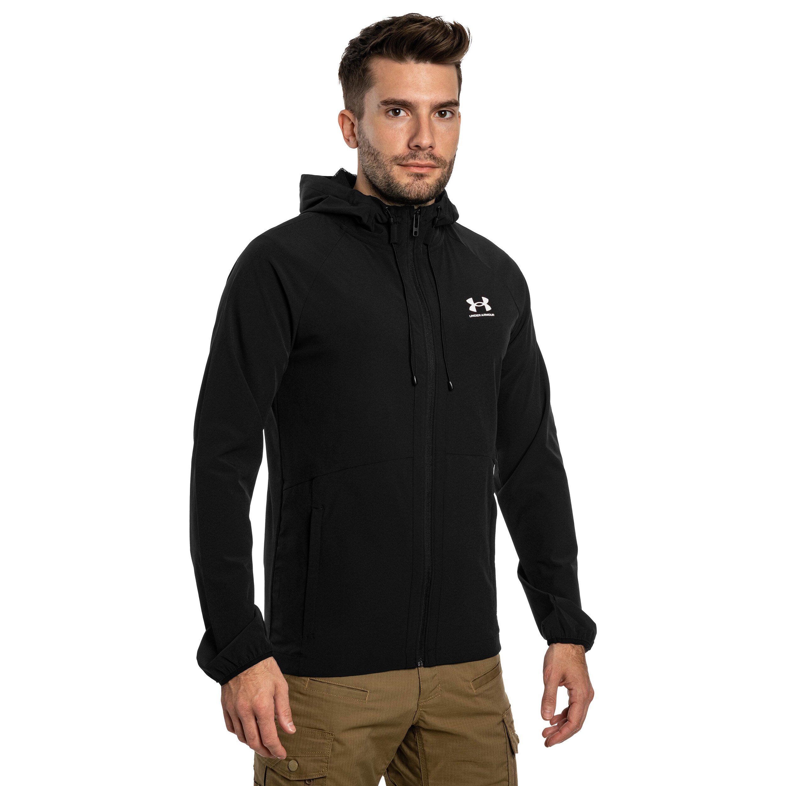 Veste UA Stretch Woven Under Armour - Black/White