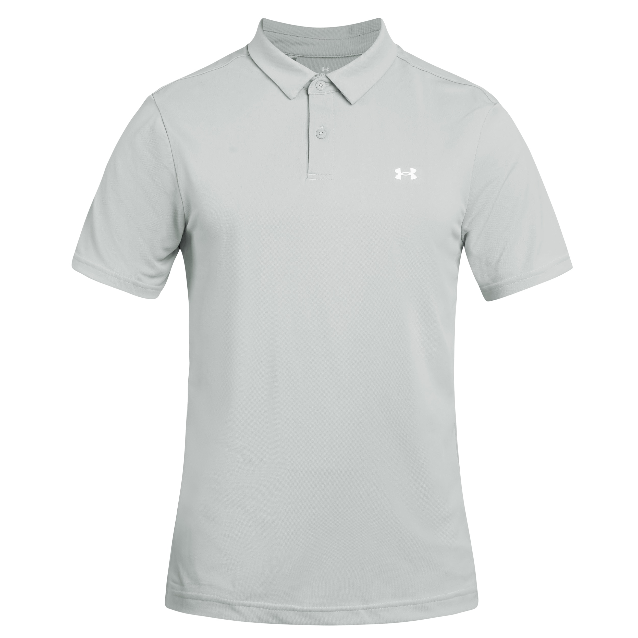 T-shirt polo thermique Tee To Green Pique Under Armour - Titanium/White
