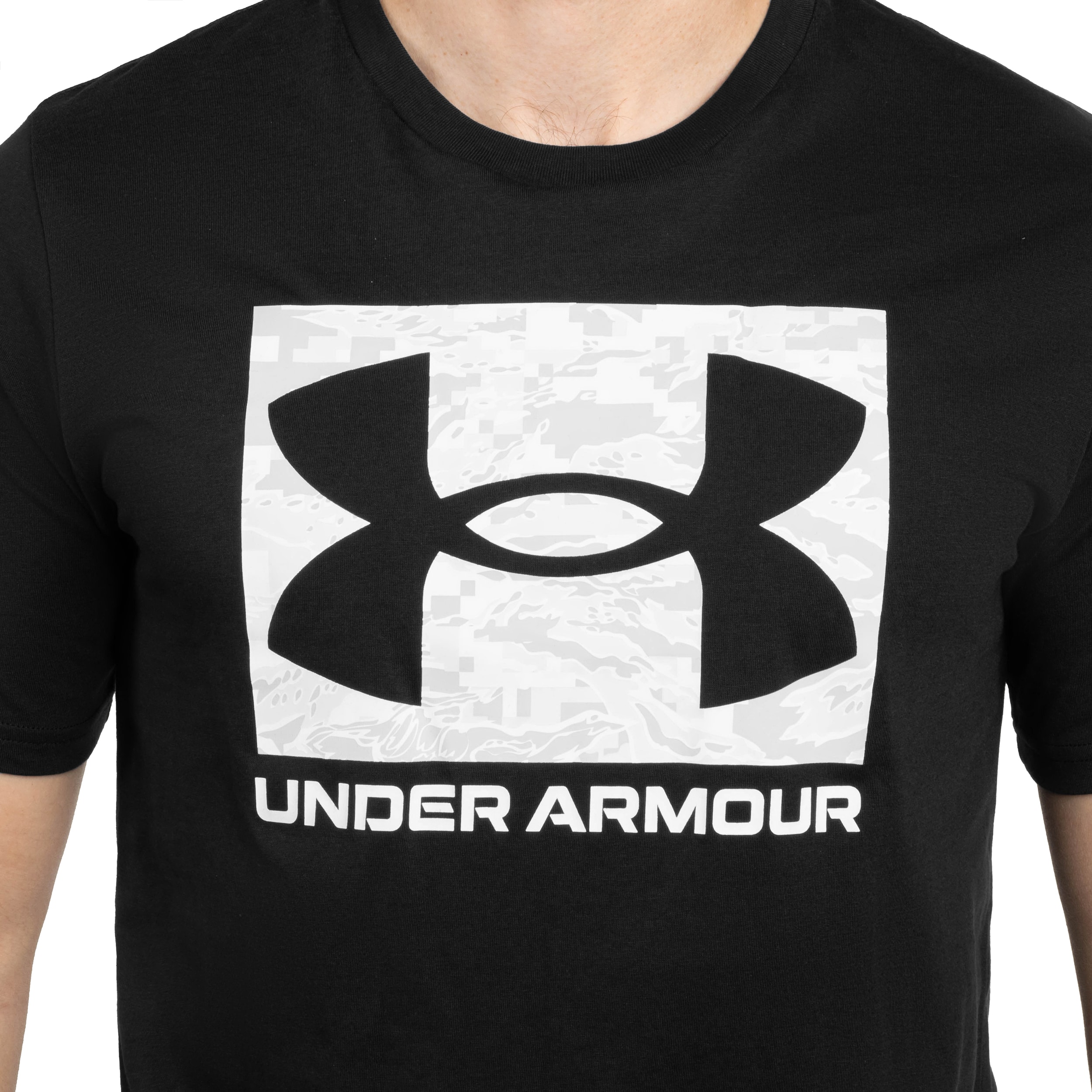 T-shirt UA ABC Camo Boxed Logo Under Armour - Black/White