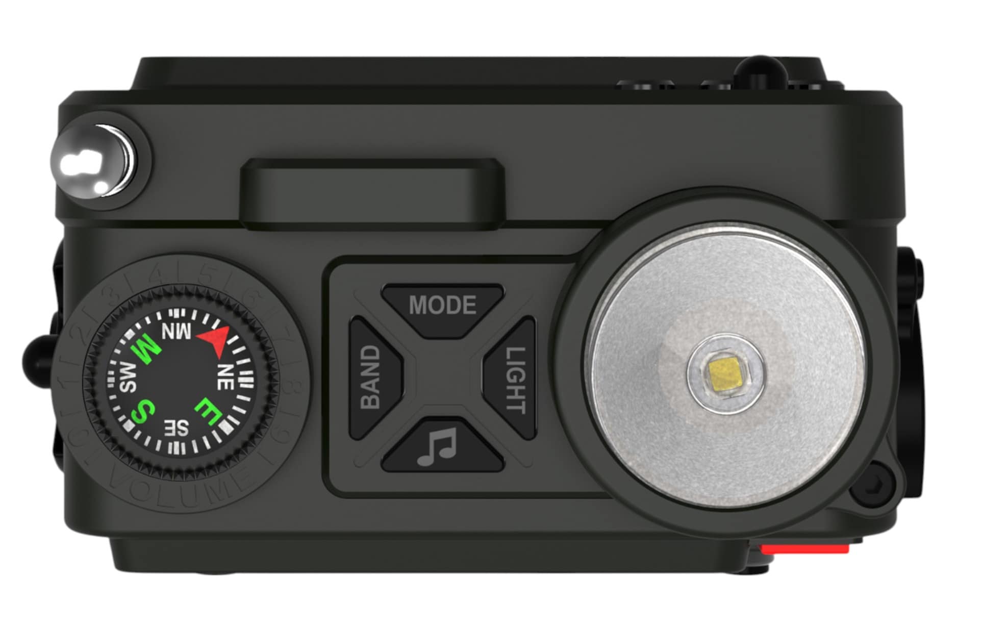 Radio d'urgence R12 JB Tacticals - Green