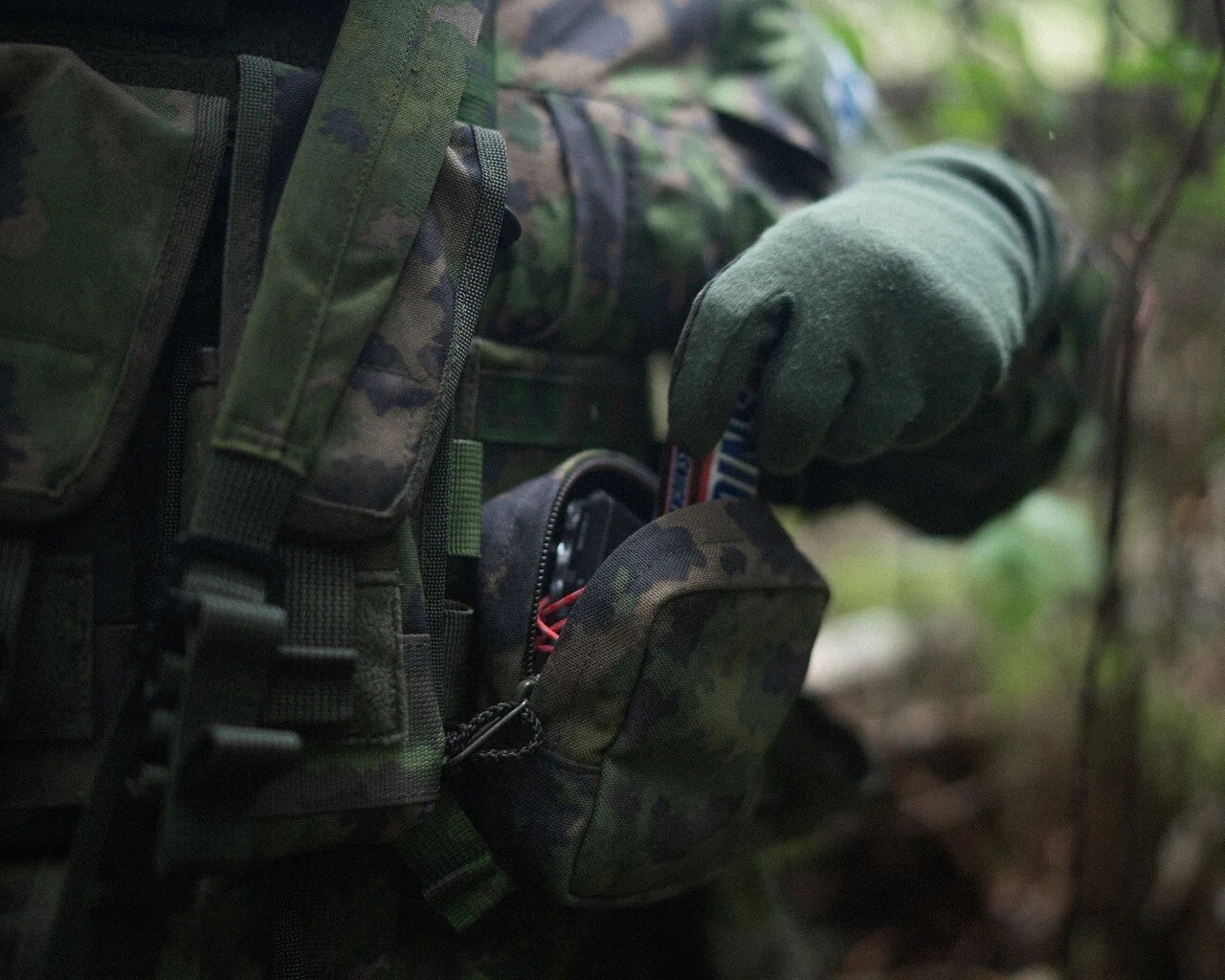 Poche Zipped GP Pouch 2x2 Savotta - M05 Woodland