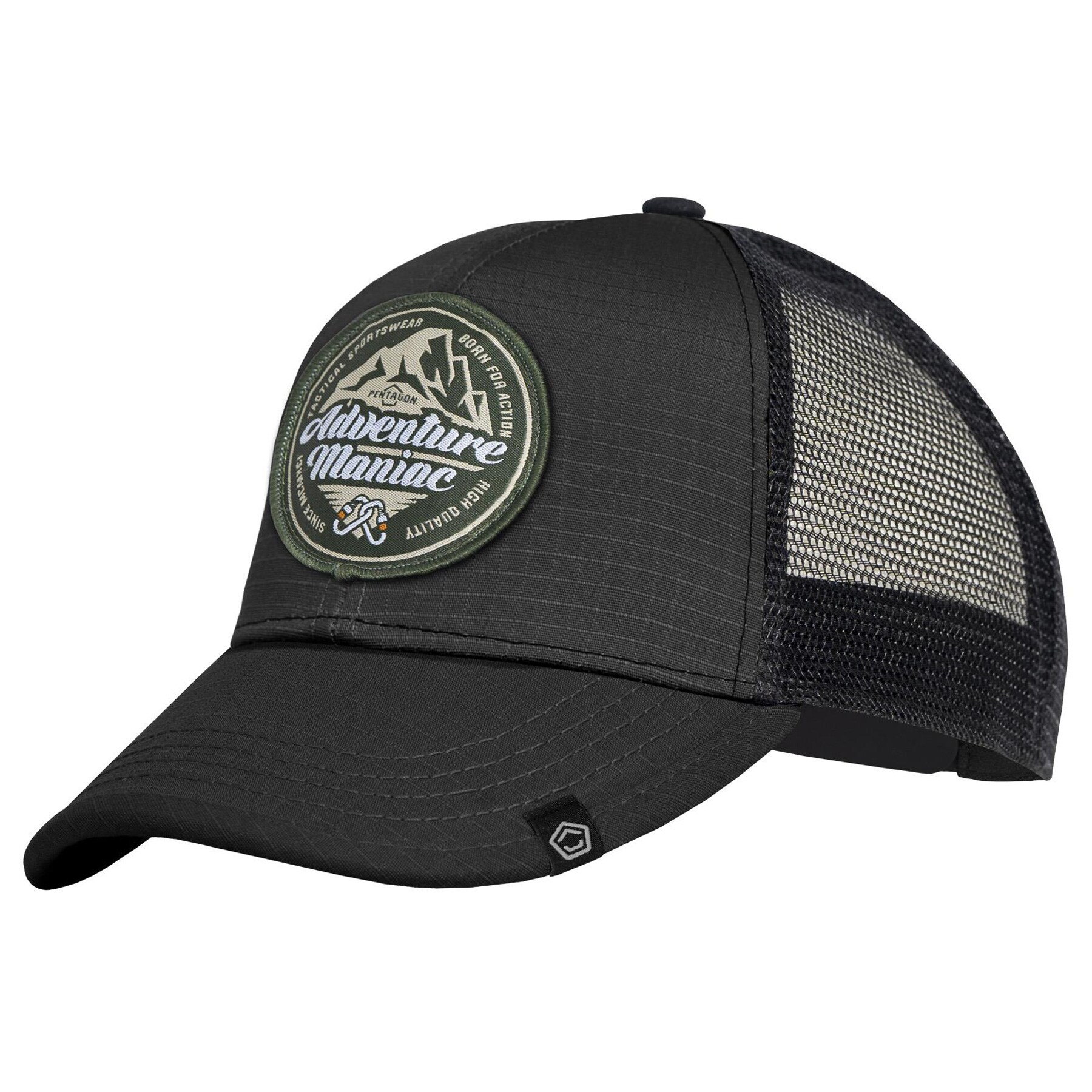 Casquette à visière Era Adventure Maniac Pentagon - Black