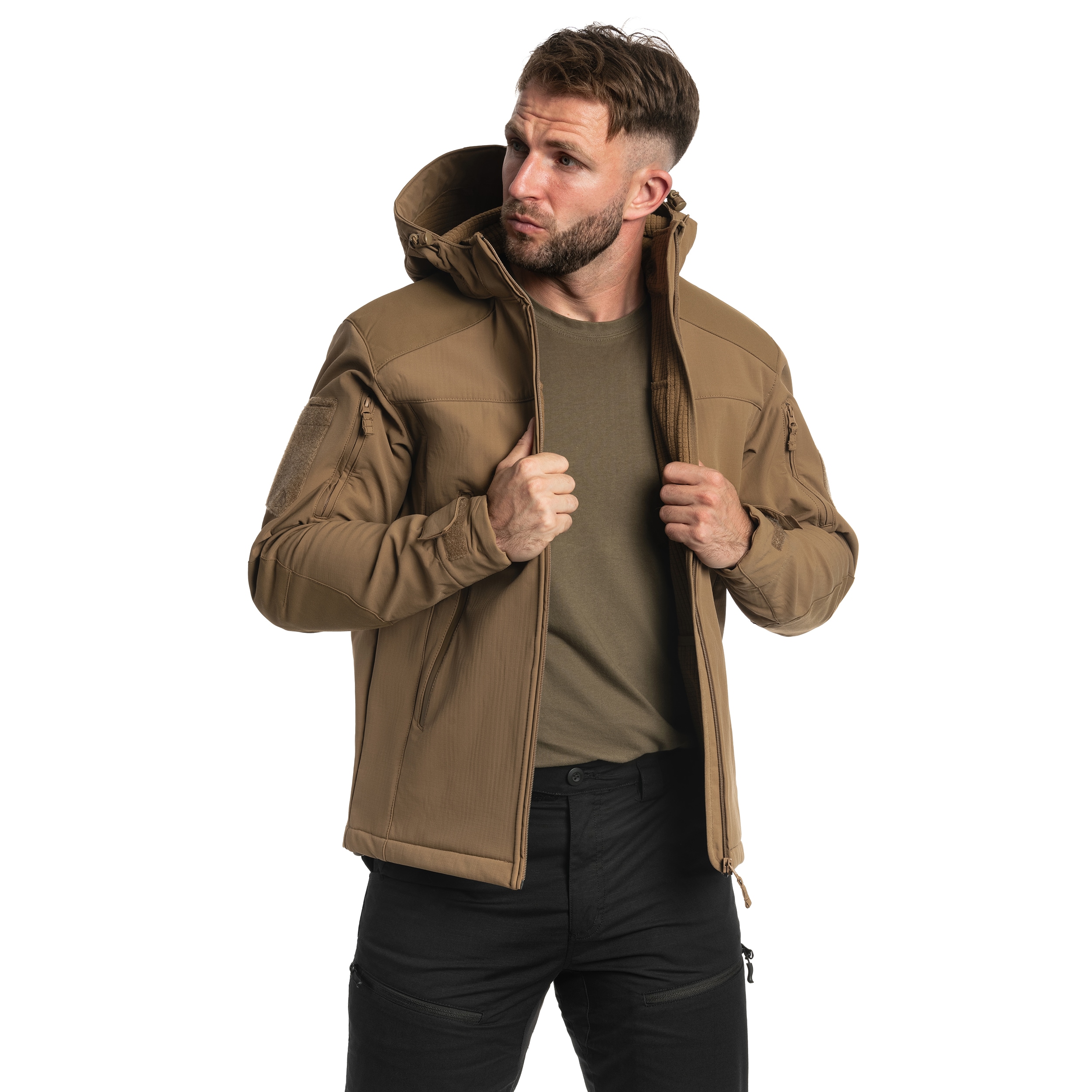 Veste Softshell V2 Fighter A10 Equipment - Tan