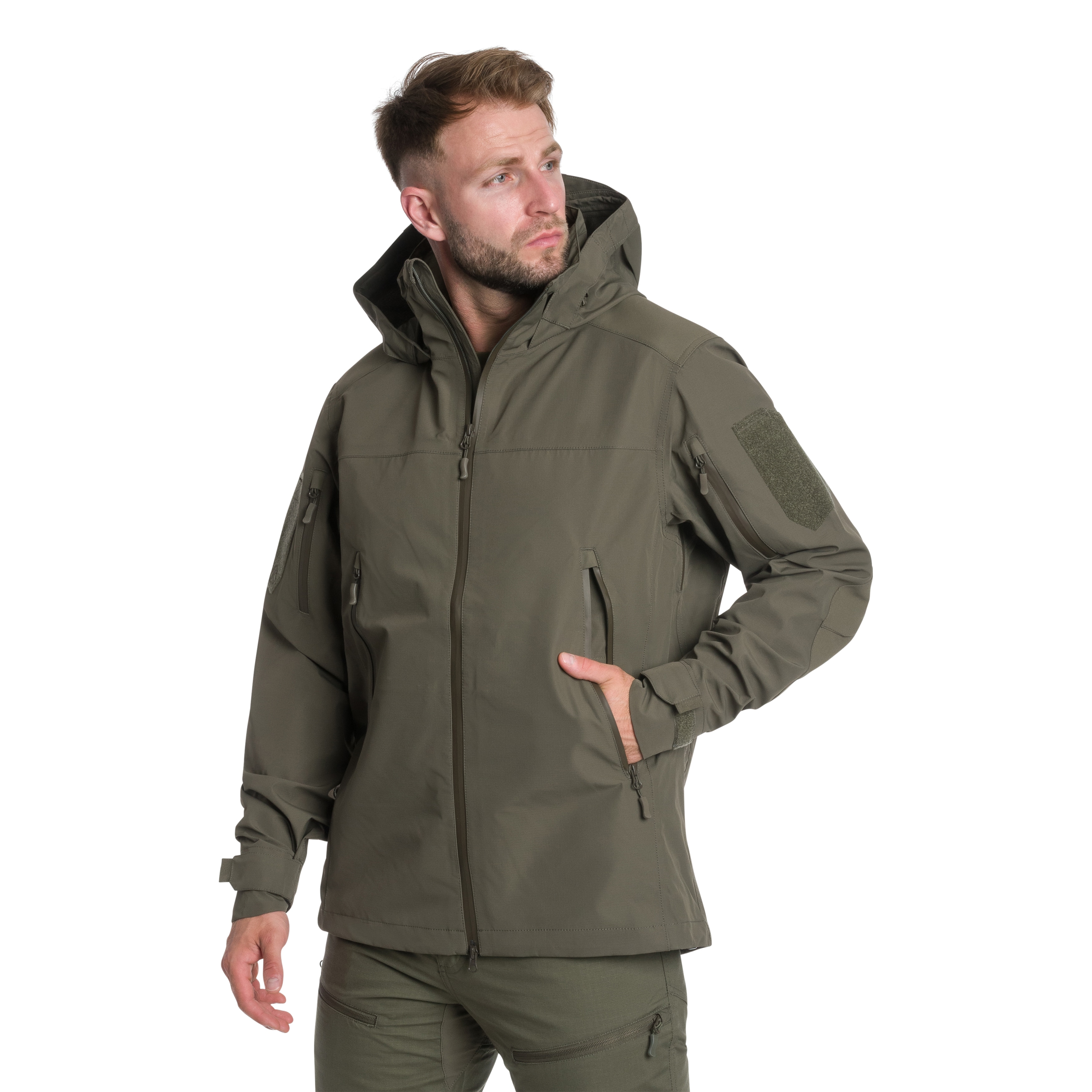 Veste Fighter Hardshell Parka Jacket A10 Equipment - Olive Green