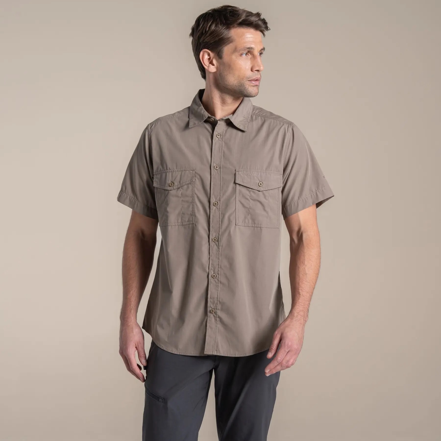 Chemise Kiwi II Short Sleeved Craghoppers - Pebble