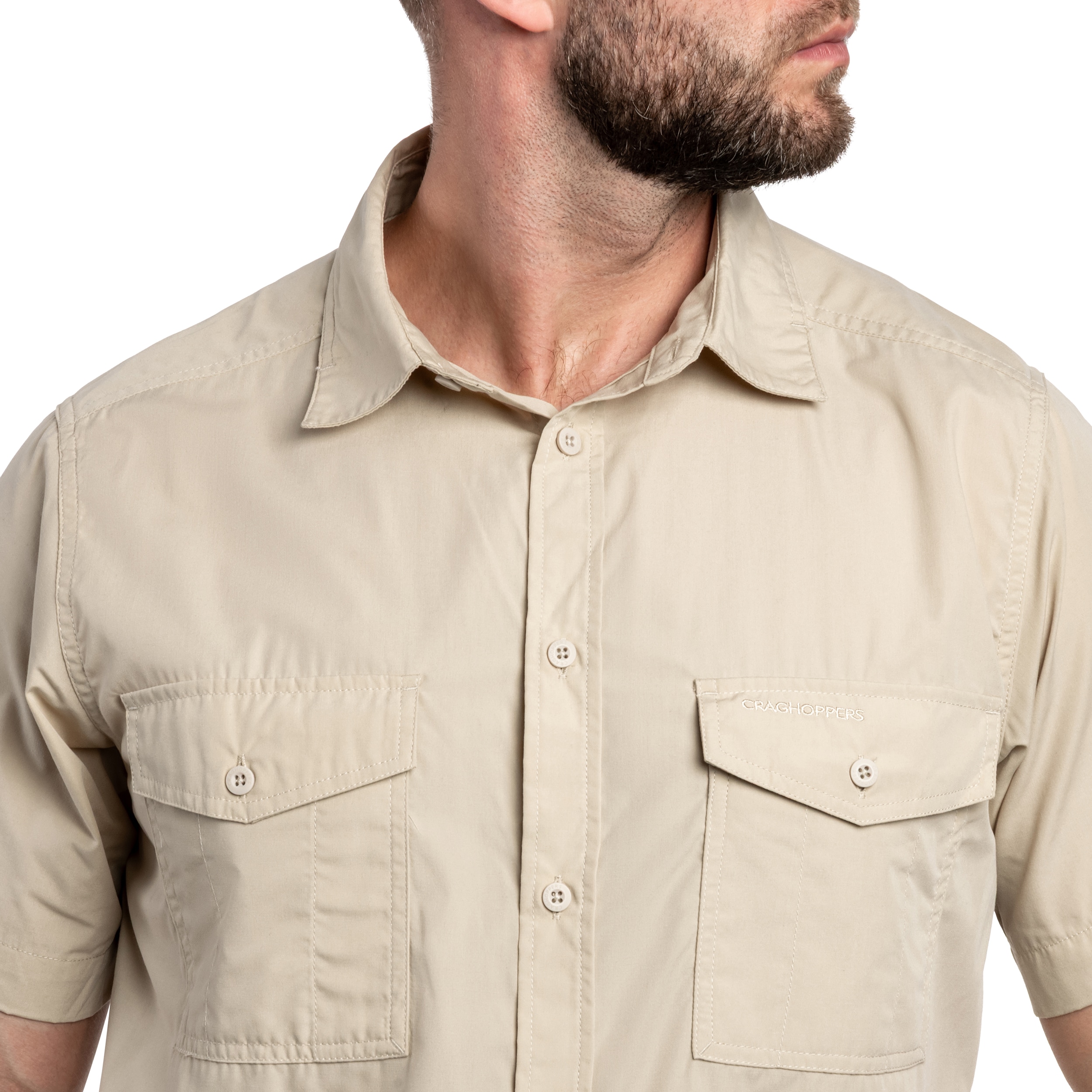 Chemise Kiwi II Short Sleeved Craghoppers - Oatmeal