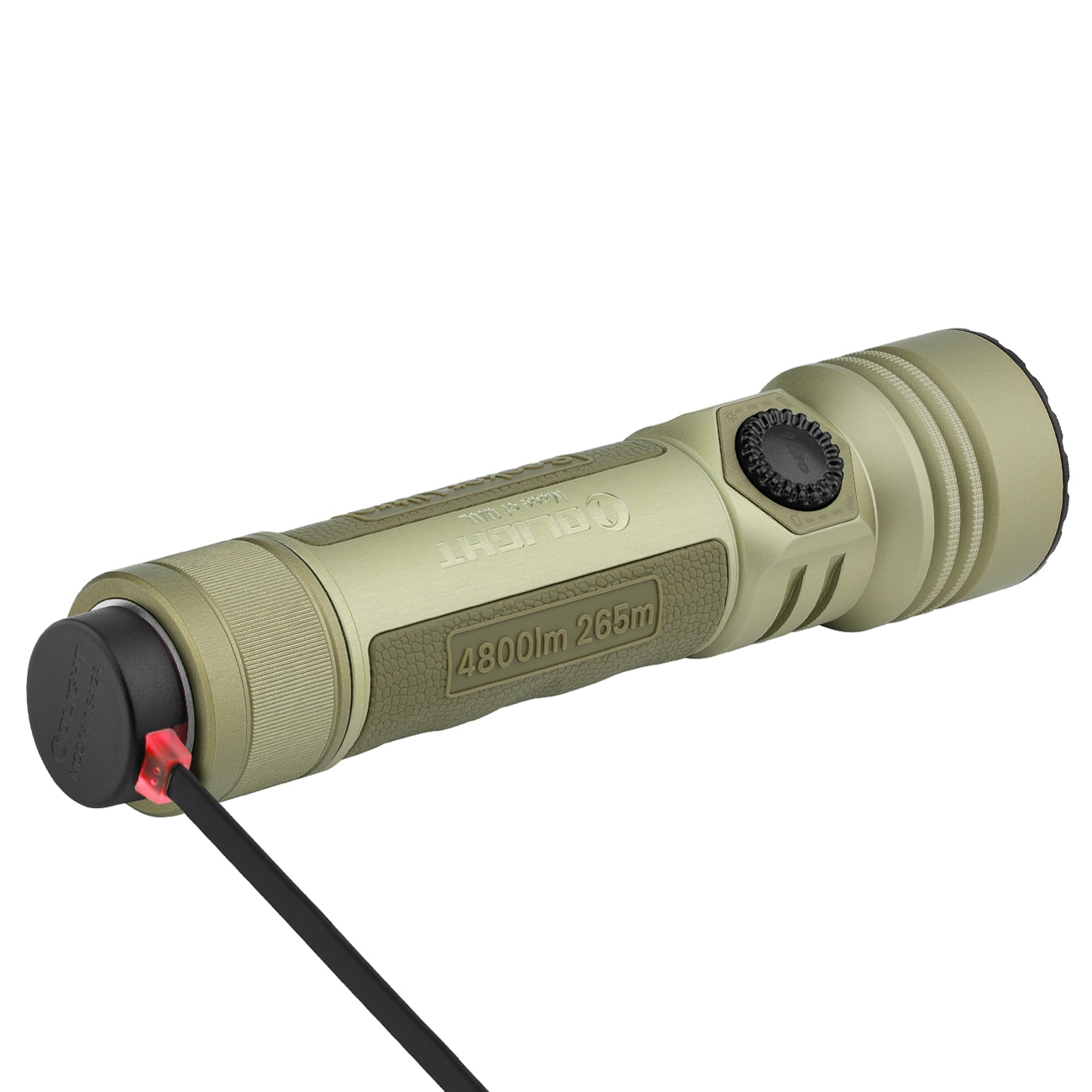 Lampe de poche tactique et de recherche Seeker Ultra Cool White Olive Green - 4800 lumens Olight