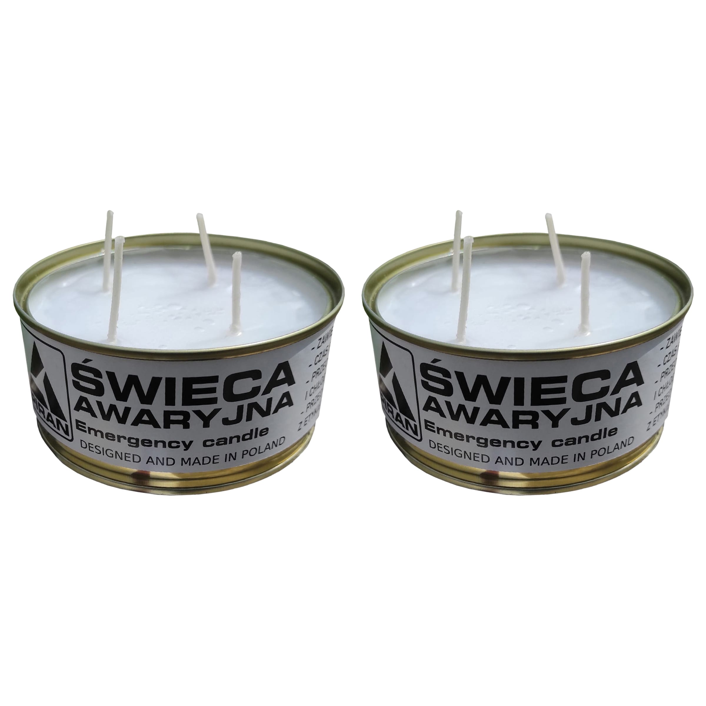 Bougie de secours - 2 pcs. Piran