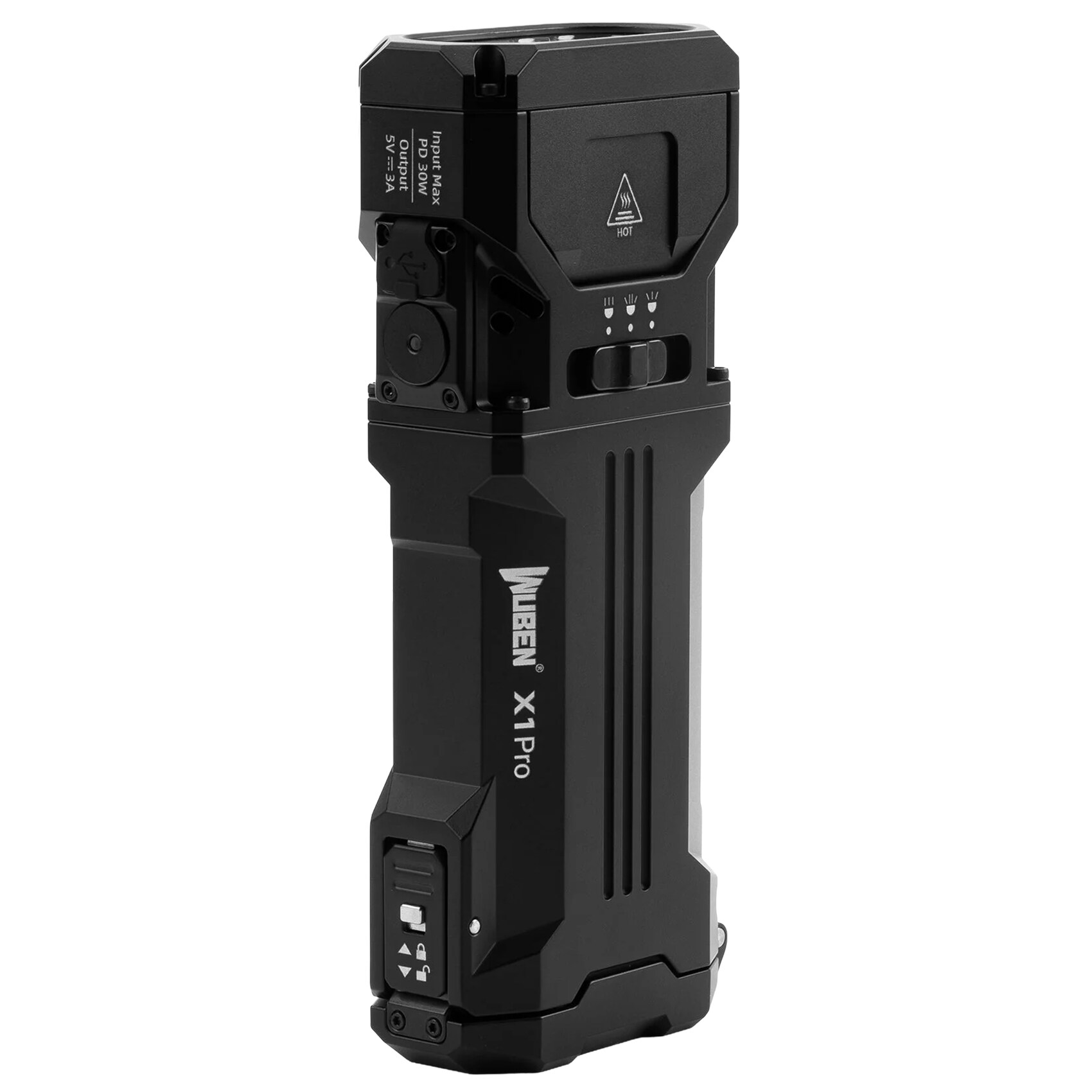 Lampe torche Wuben X1 Pro Black avec fonction power bank – 12 300 lumens