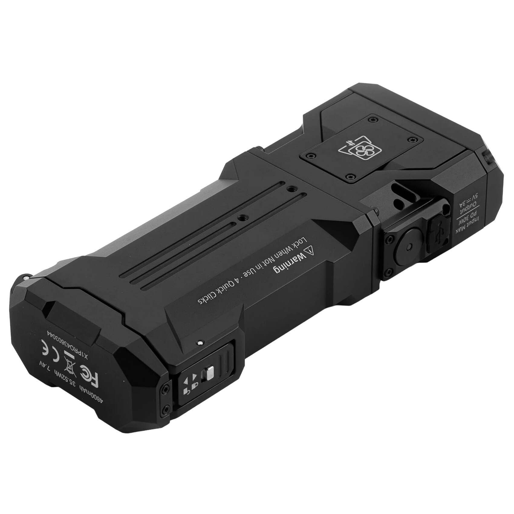 Lampe de poche X1 Pro Black - 12300 lumens Wuben