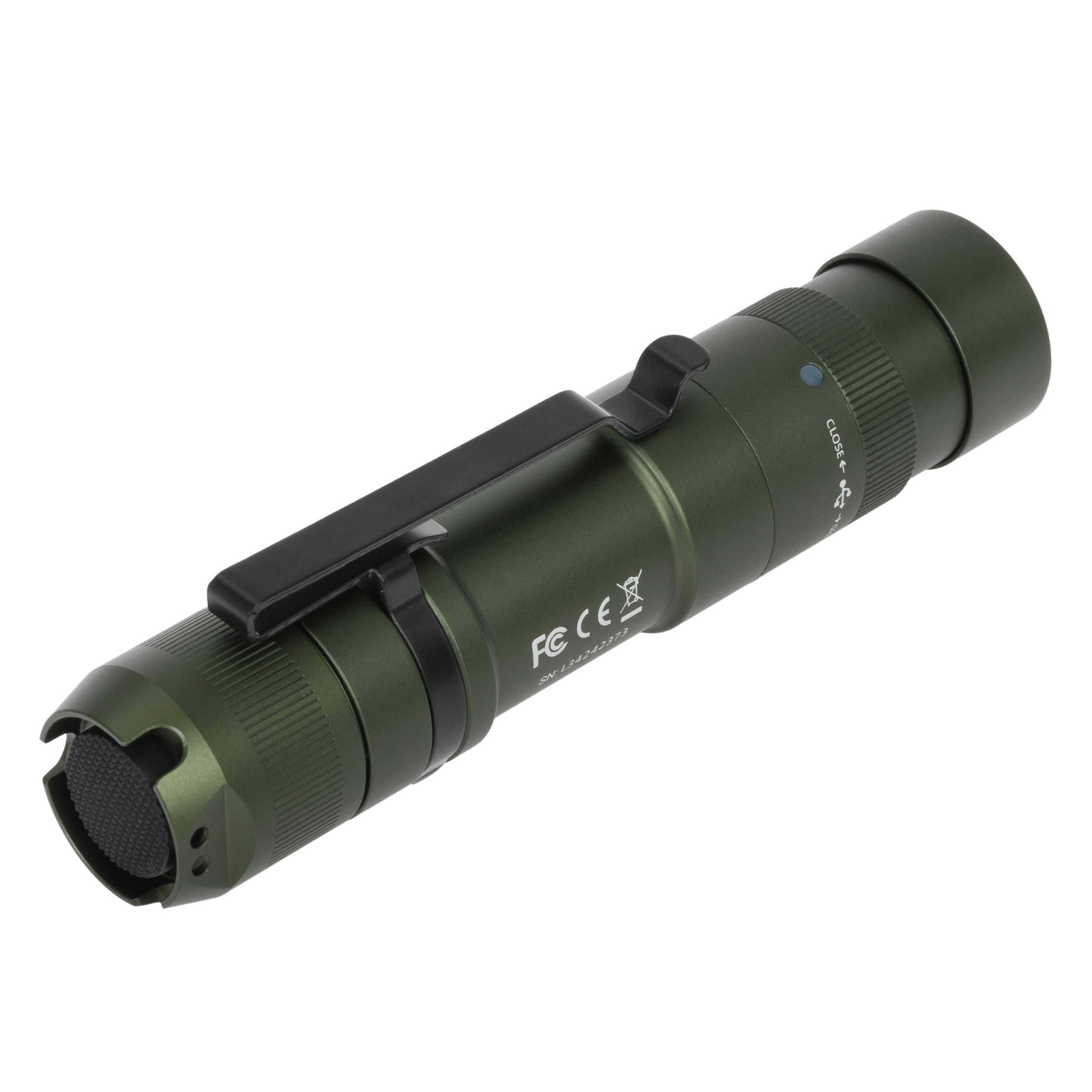 Lampe de poche L3 Army Green avec fonction batterie externe, militaire - 3000 lumens Wuben