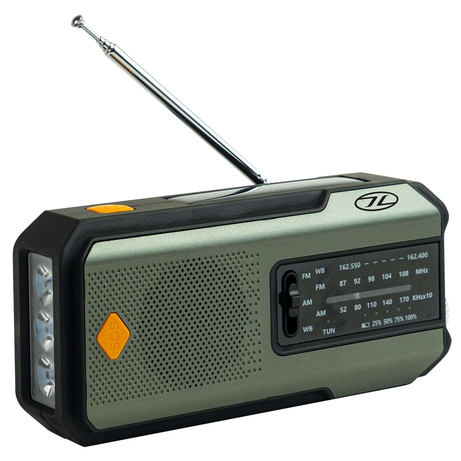 Radio d'urgence Outdoor Universal Survival Emergency Hub Highlander