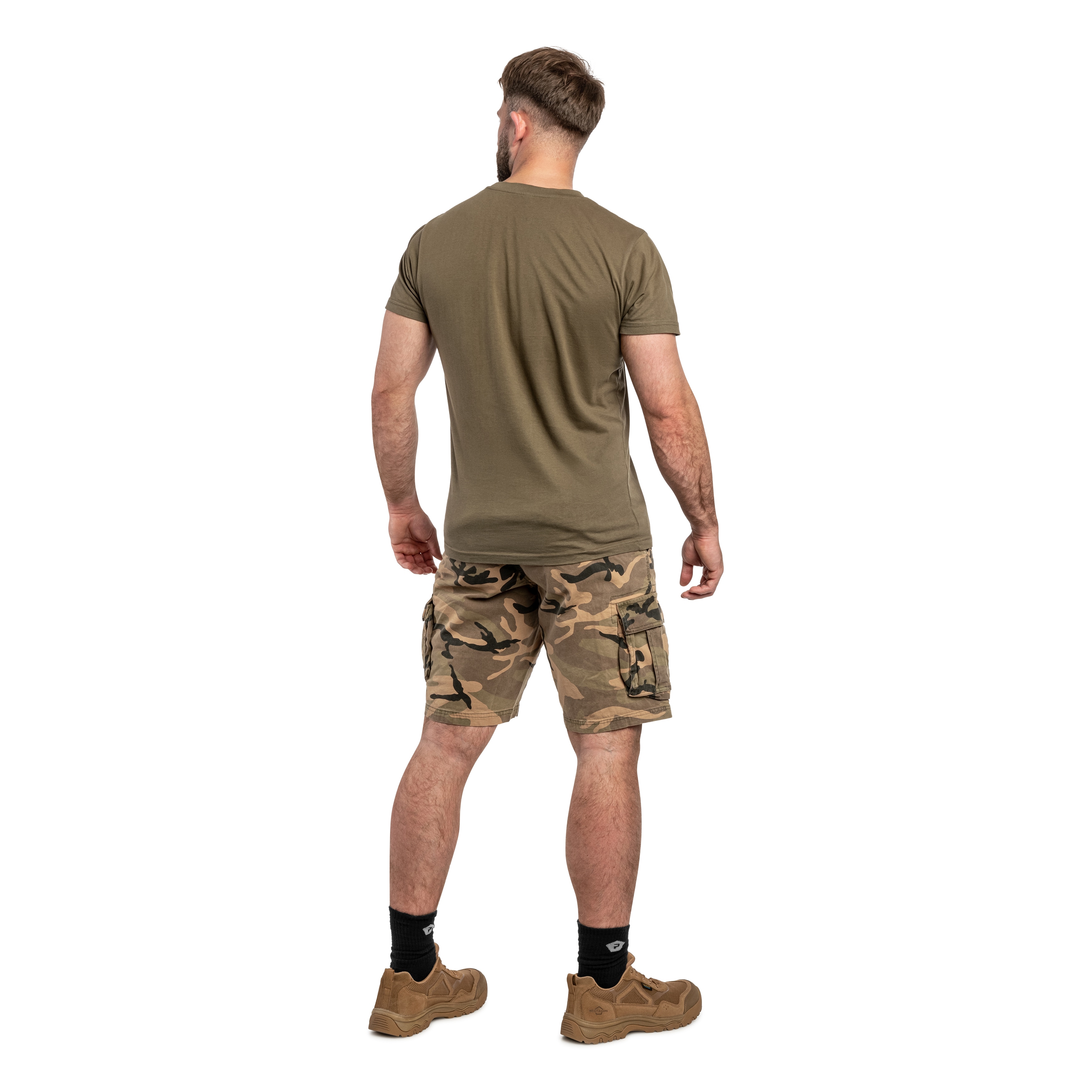 Short Jackal Pitbull - Woodland Camo