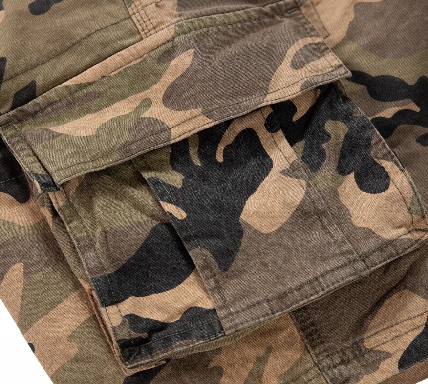 Short Jackal Pitbull - Woodland Camo