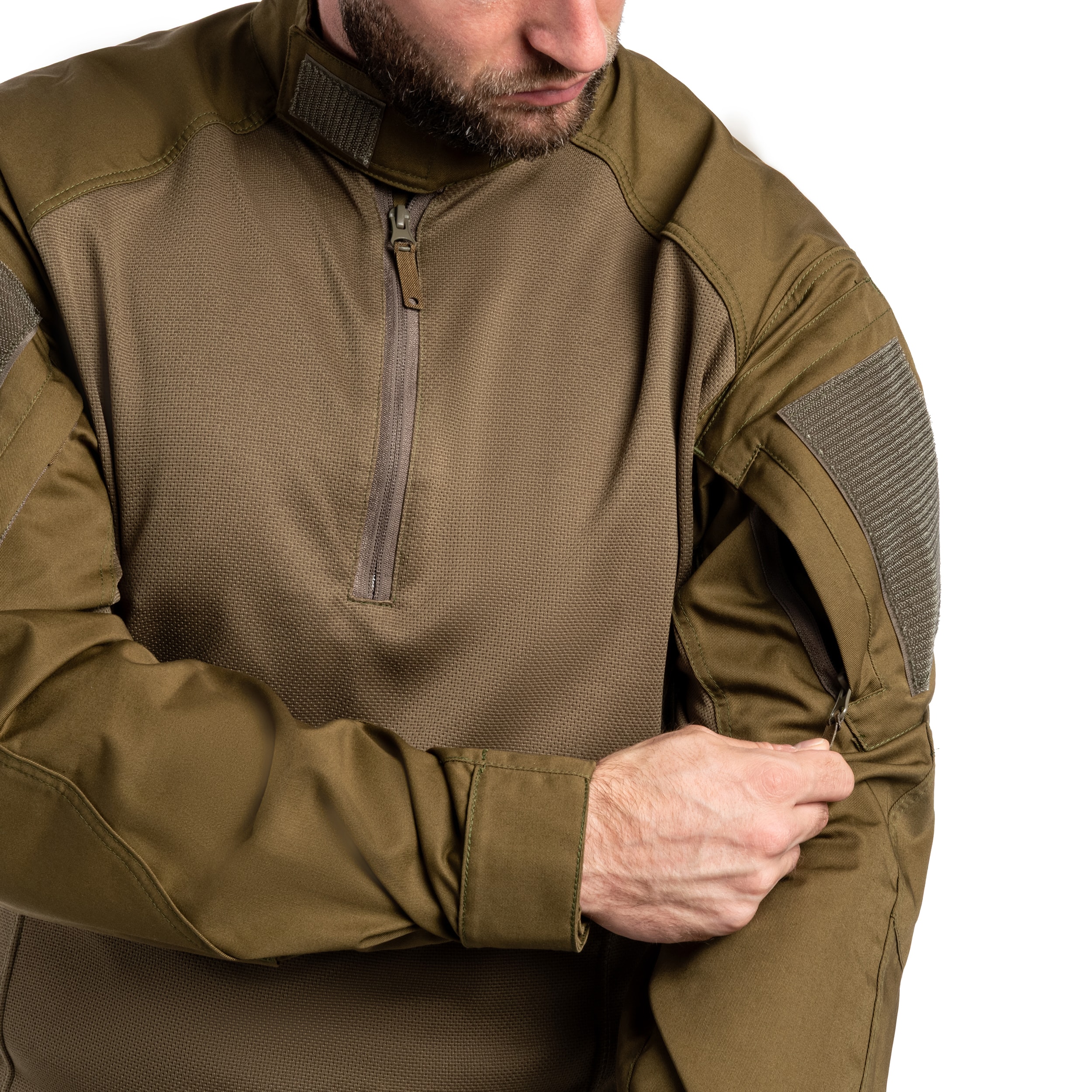 Sweat-shirt Combat Shirt Alpha UBACS Red Dot One - Urban Olive