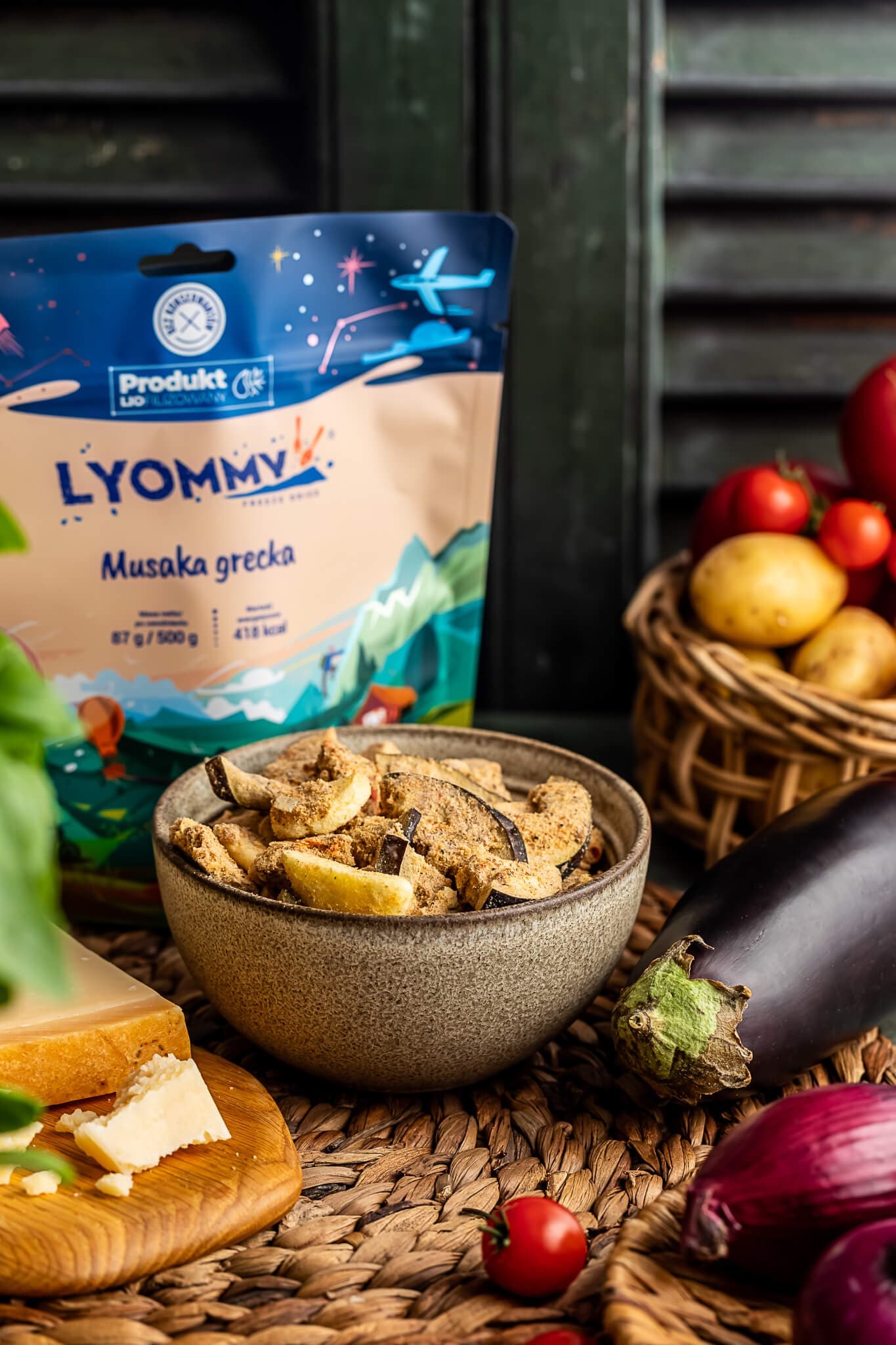 Aliments lyophilisés Moussaka grecque 87 g/418 kcal Lyommy