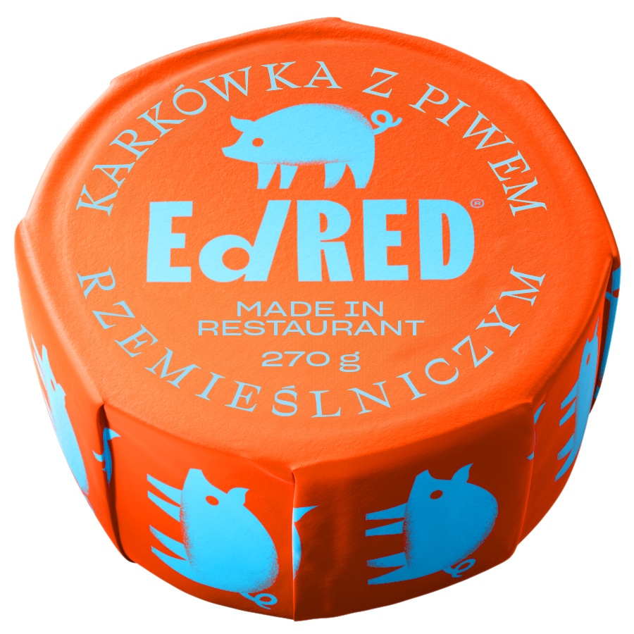 Aliments conservés - échine de porc à la bière artisanale 270 g - 2 pcs. Ed Red