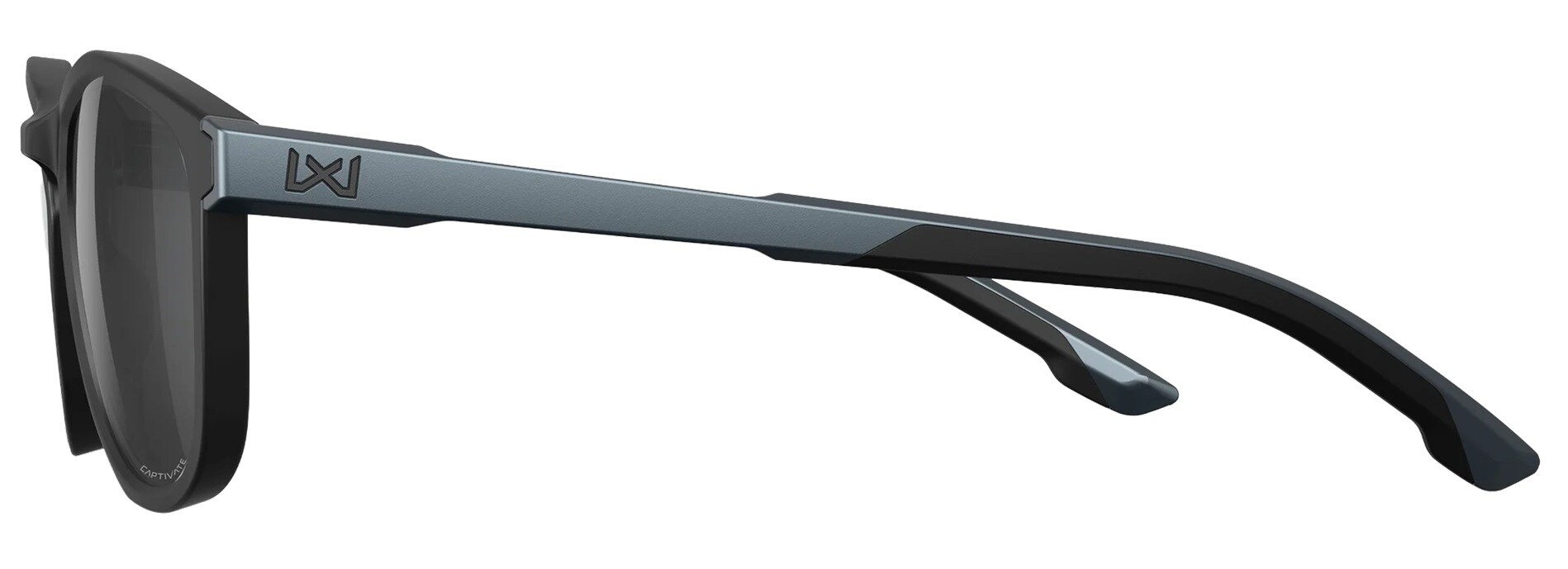Lunettes Bravo Wiley X - Captive Polarized Black/Black