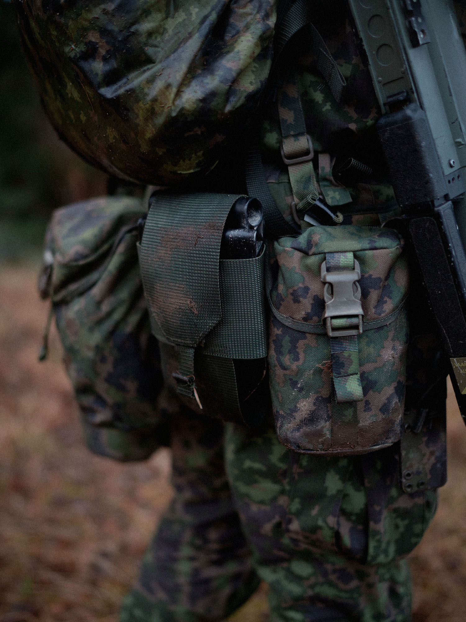 Pochette Lidded GP Pouch 3x4 Savotta - M05 Finnish Woodland Camo
