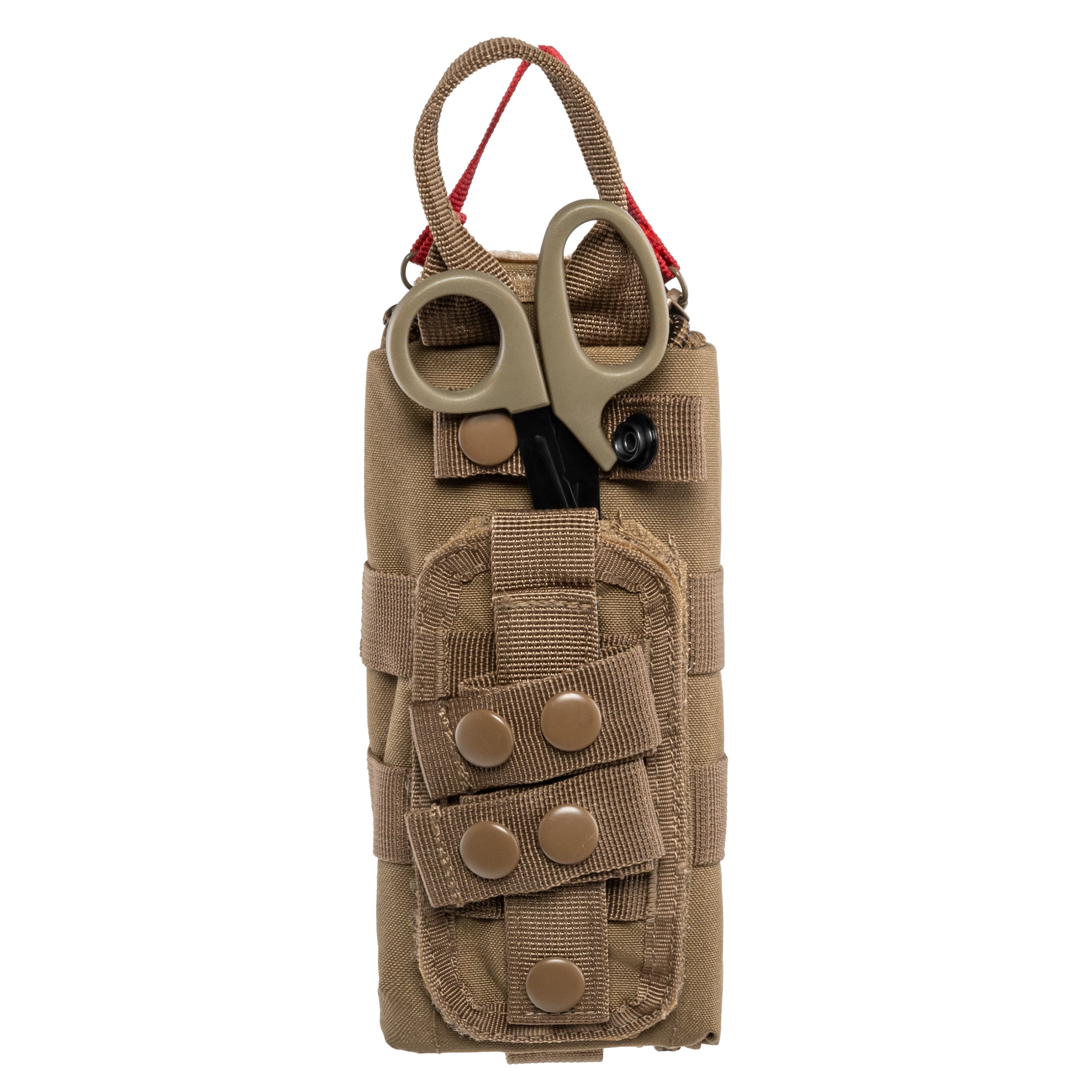 Trousse de premiers secours IFAK Rapid Pack + des ciseaux Mil-Tec - Dark Coyote