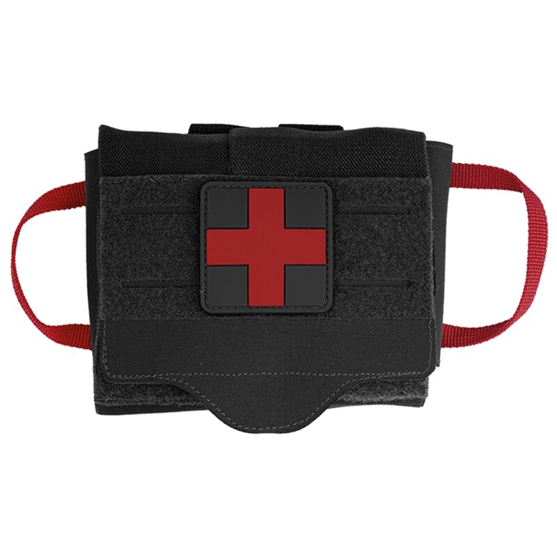 Trousse de premiers secours IFAK Quick Draw Pack avec équipement Mil-Tec - Black