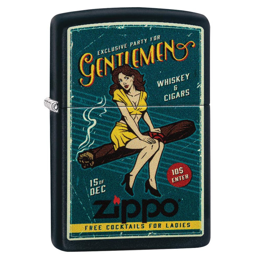Briquet à essence Cigar Girl Zippo