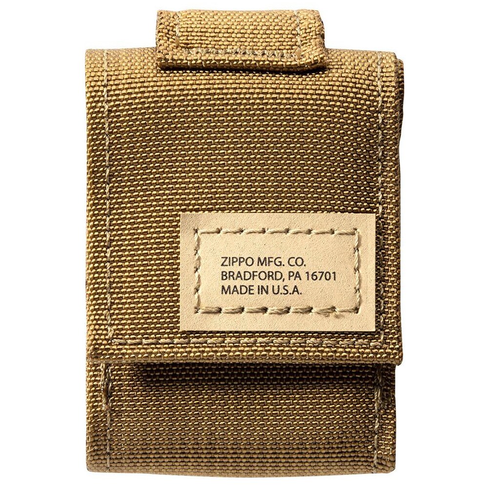 Briquet à essence Crackle avec housse Zippo - Coyote