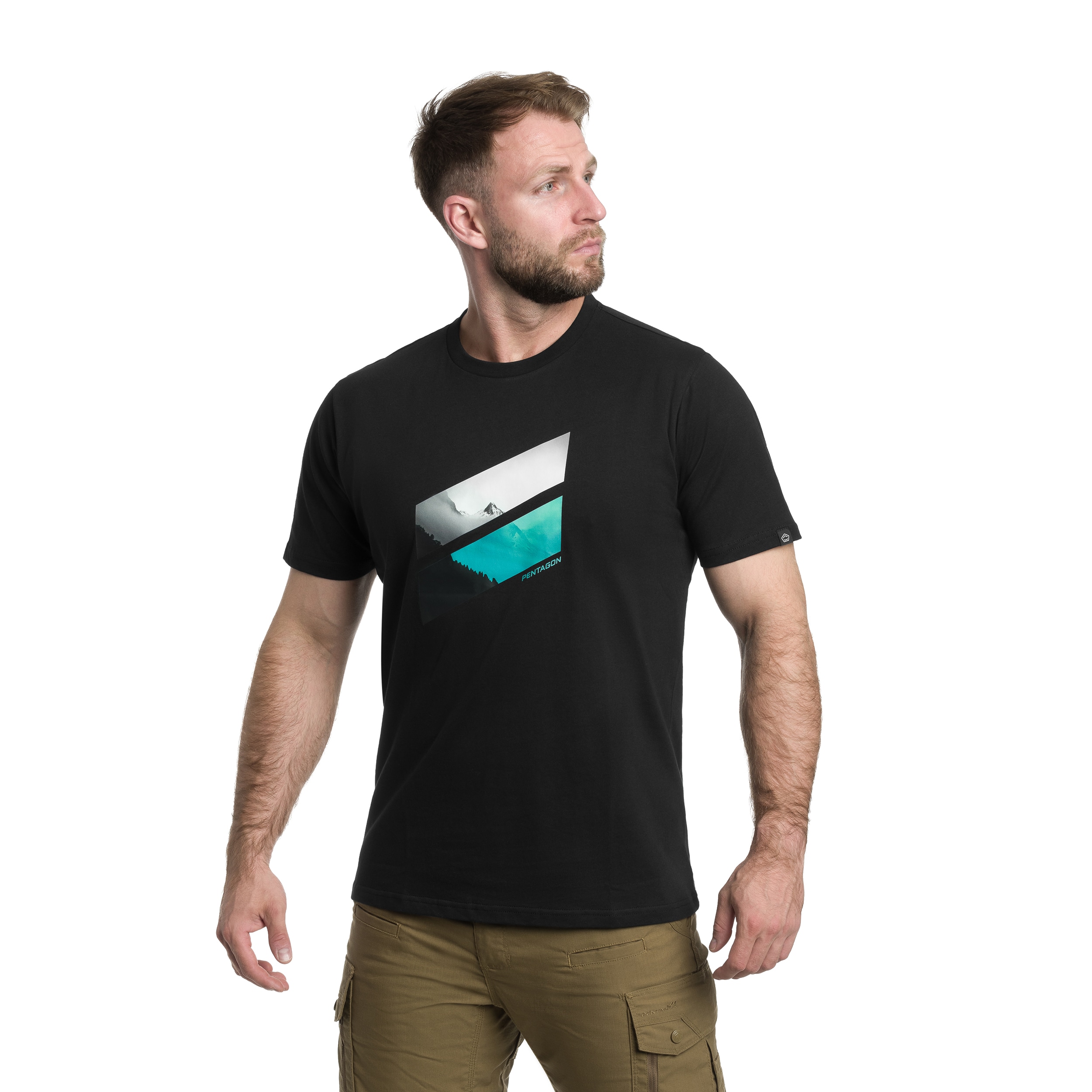 T-shirt Prime Everest Pentagon - Black