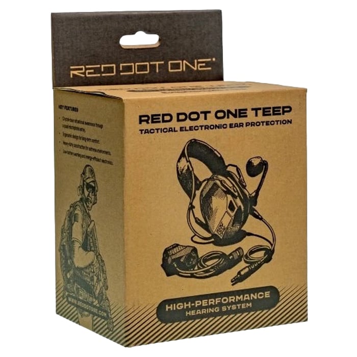 Protections auditives actives TEEP LINK Light Bluetooth Red Dot One - Green