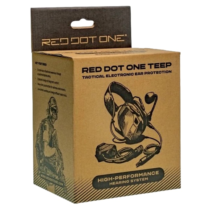 Protections auditives actives TEEP RANGE EX Red Dot One - Green