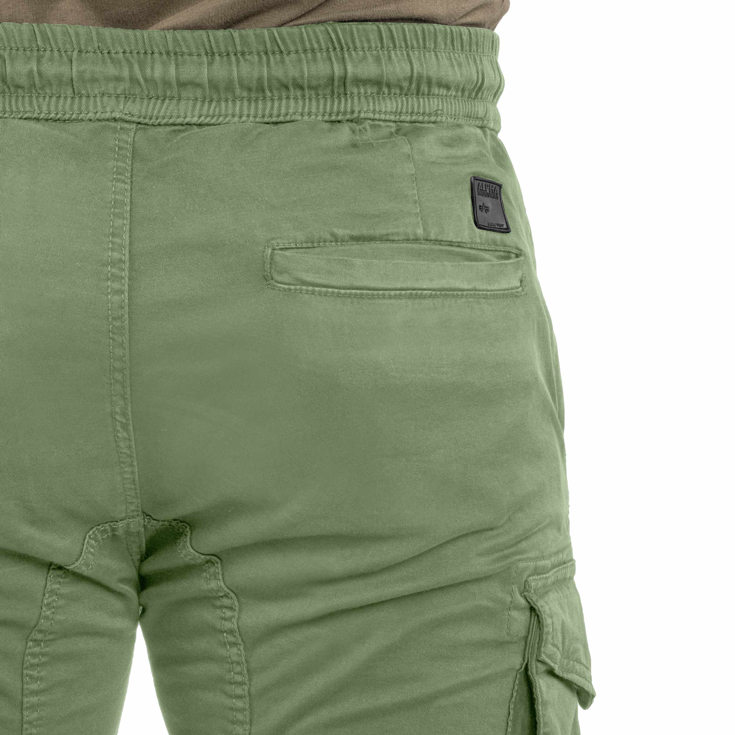 Short Cotton Twill Jogger Alpha Industries - Vintage Green