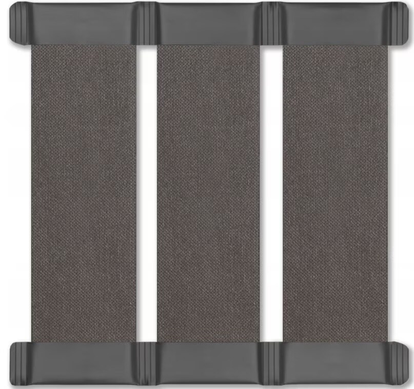 Ponton K-240T avec un plancher enroulable et un pare-chocs arrière Kolibri - Dark Grey