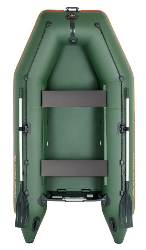 Ponton KM-300 avec un plancher complet Kolibri - Green