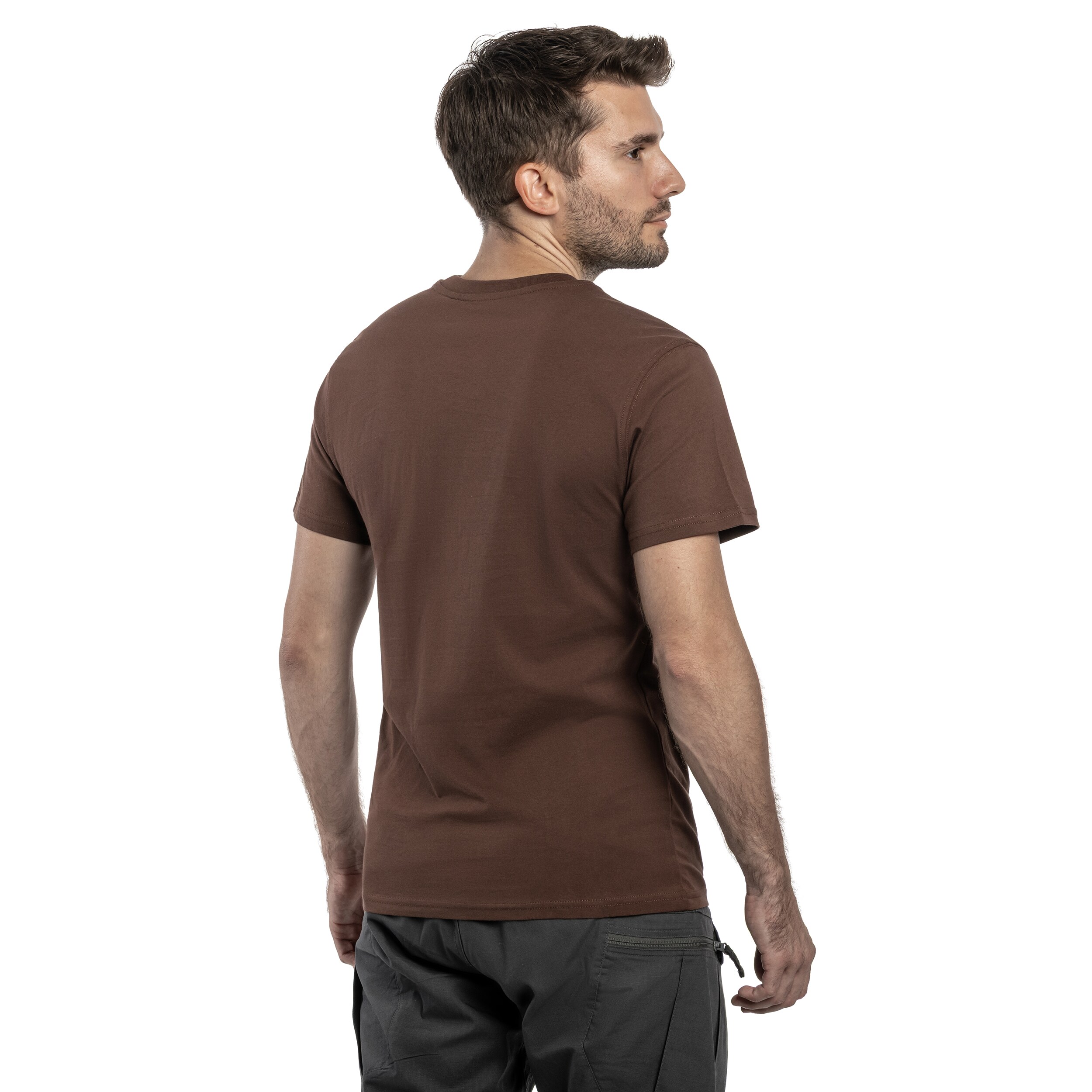 T-Shirt Foam Middle Logo Alpha Industries - Powder Brown